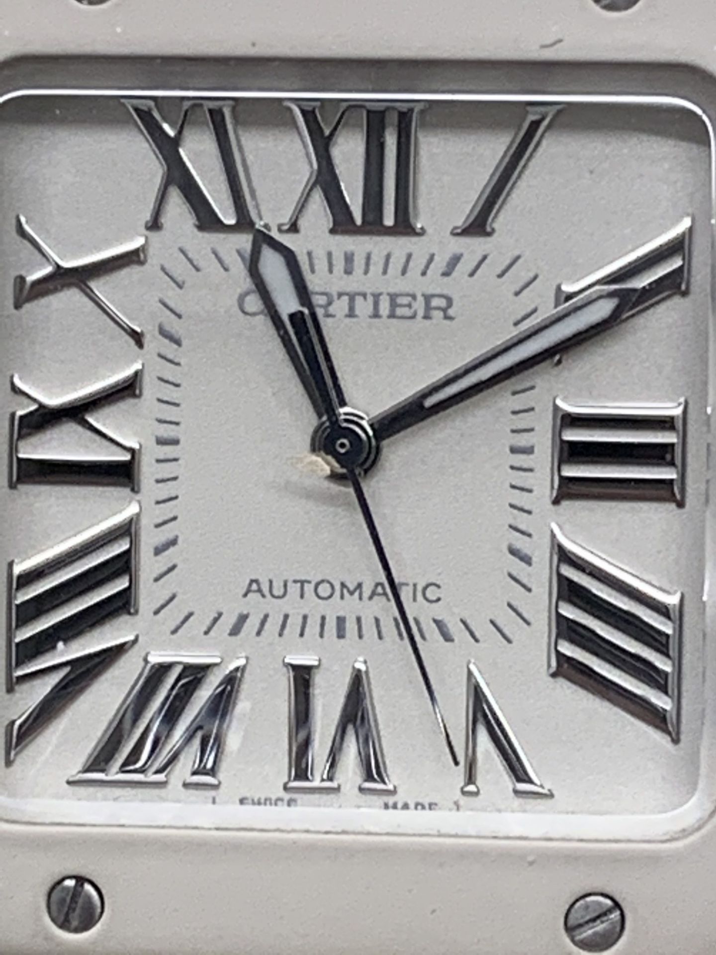 CARTIER SANTOS 100 AUTOMATIC WATCH 33mm - Image 3 of 7