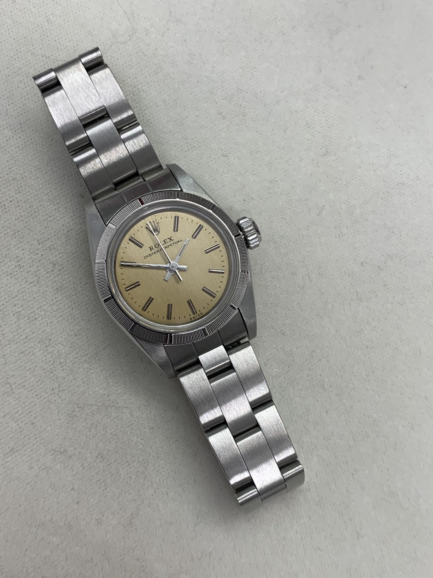 ROLEX OYSTER PERPETUAL LADIES S/STEEL WATCH - Image 2 of 5