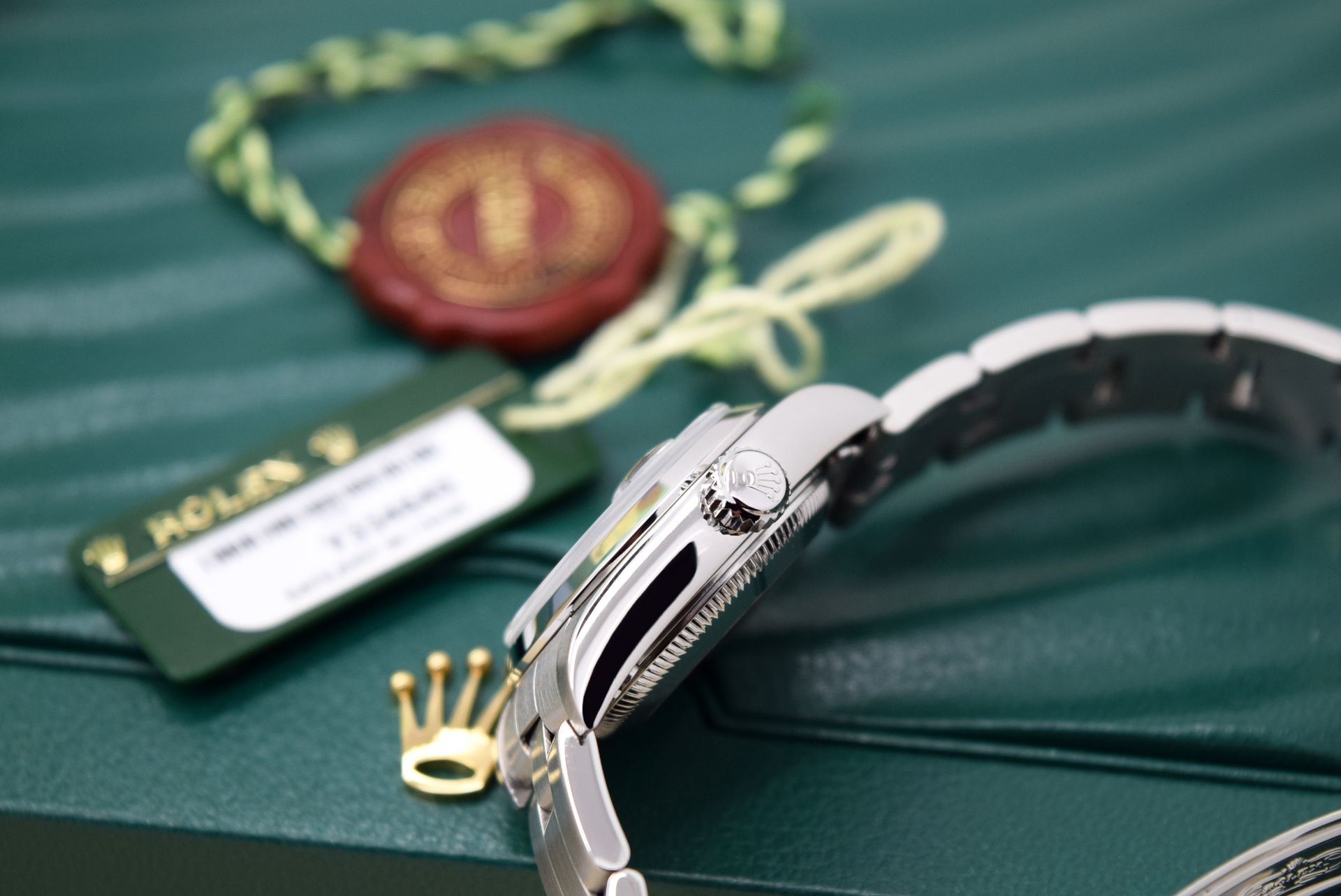 Rolex Ladies Datejust - Diamond Black Dial, Steel Model; 79190 with Box & Certificate - Image 7 of 12