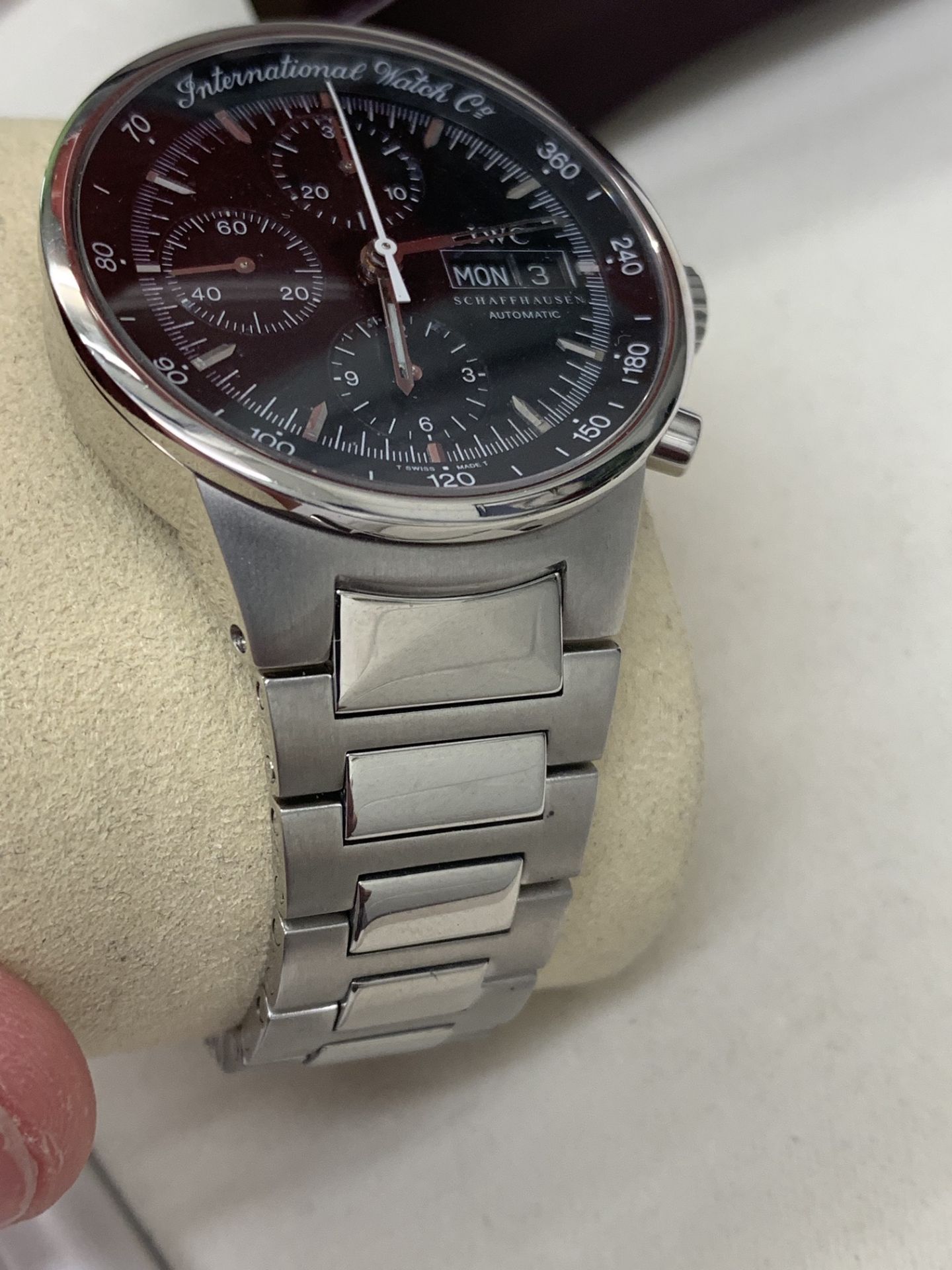 IWC CHRONOGRAPH S/STEEL WATCH 39.5mm AUTOMATIC - Image 3 of 6