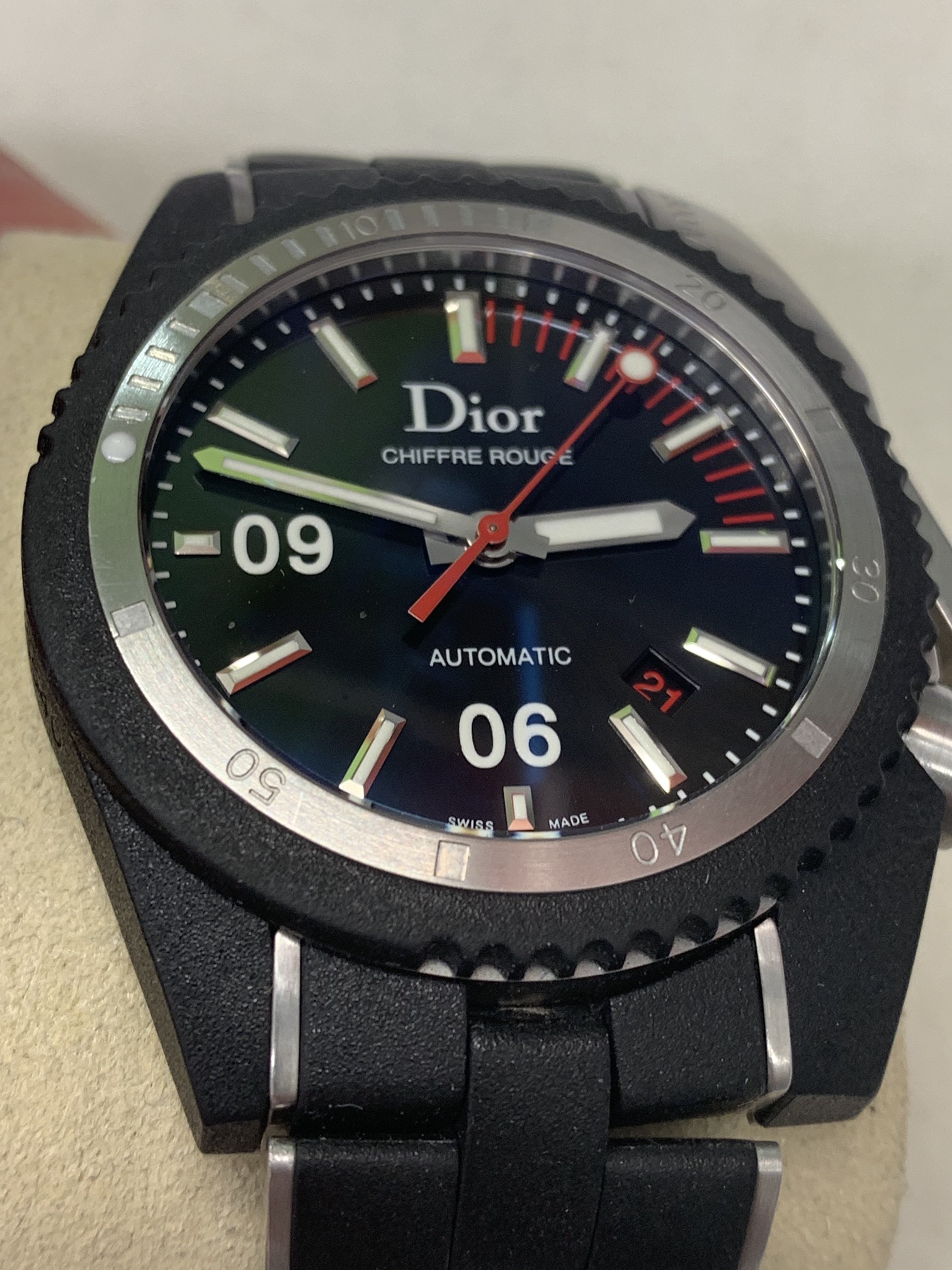 DIOR CHIFFRE ROUGE DIVING WATCH 42mm - Image 2 of 8