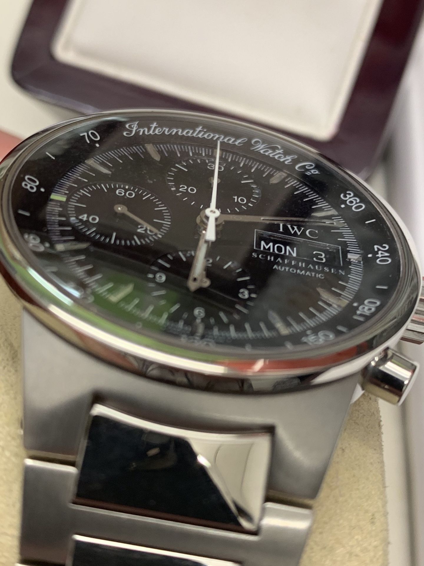 IWC CHRONOGRAPH S/STEEL WATCH 39.5mm AUTOMATIC - Image 4 of 6