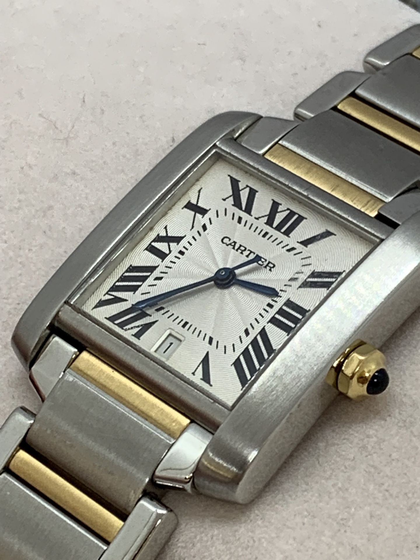 Cartier Steel & Gold Large Tank Française, 2302, Automatic - Image 2 of 7