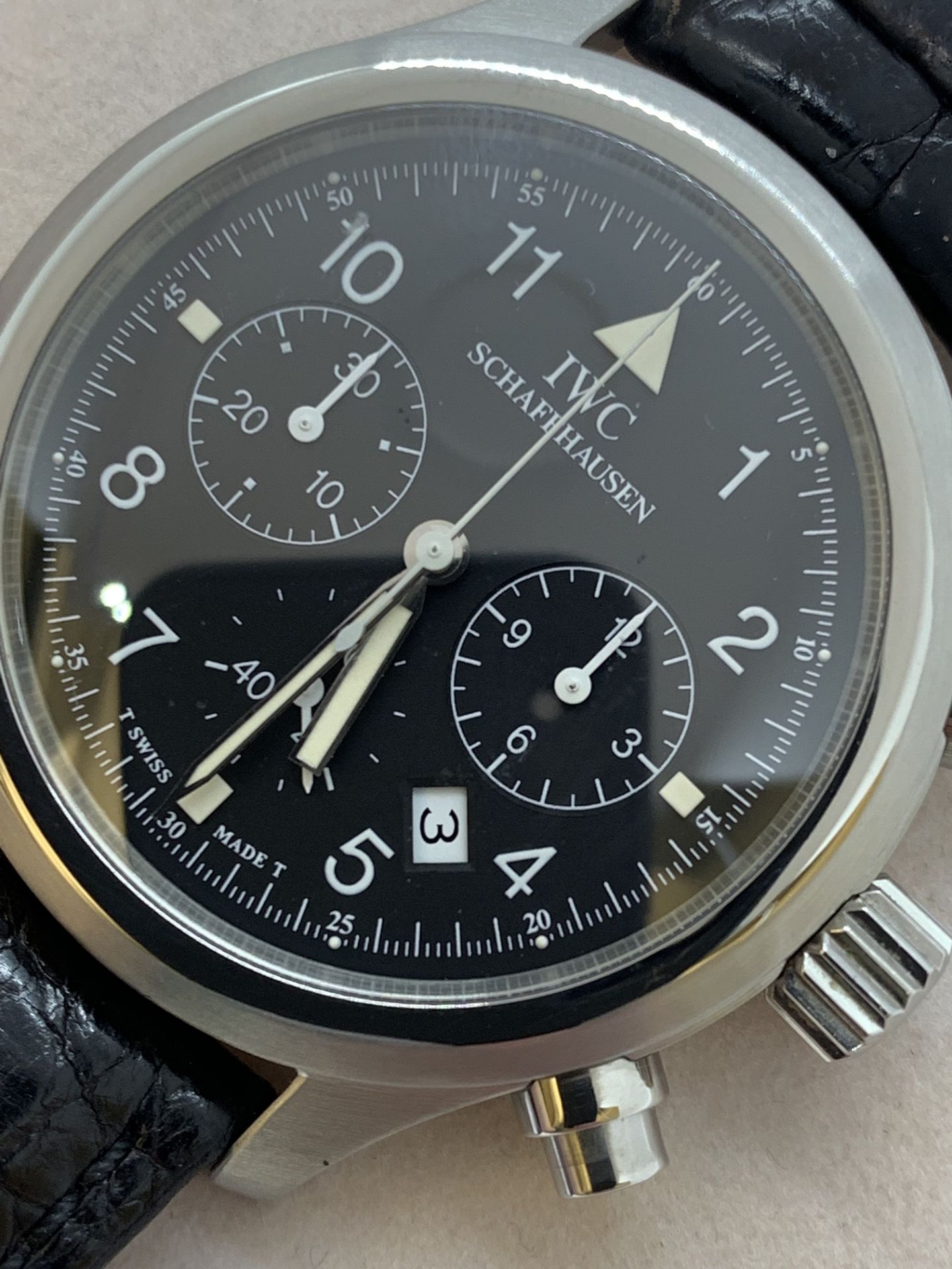 IWC FLIEGERCHRONOGRAPH PILOT WATCH 36mm - Image 3 of 7