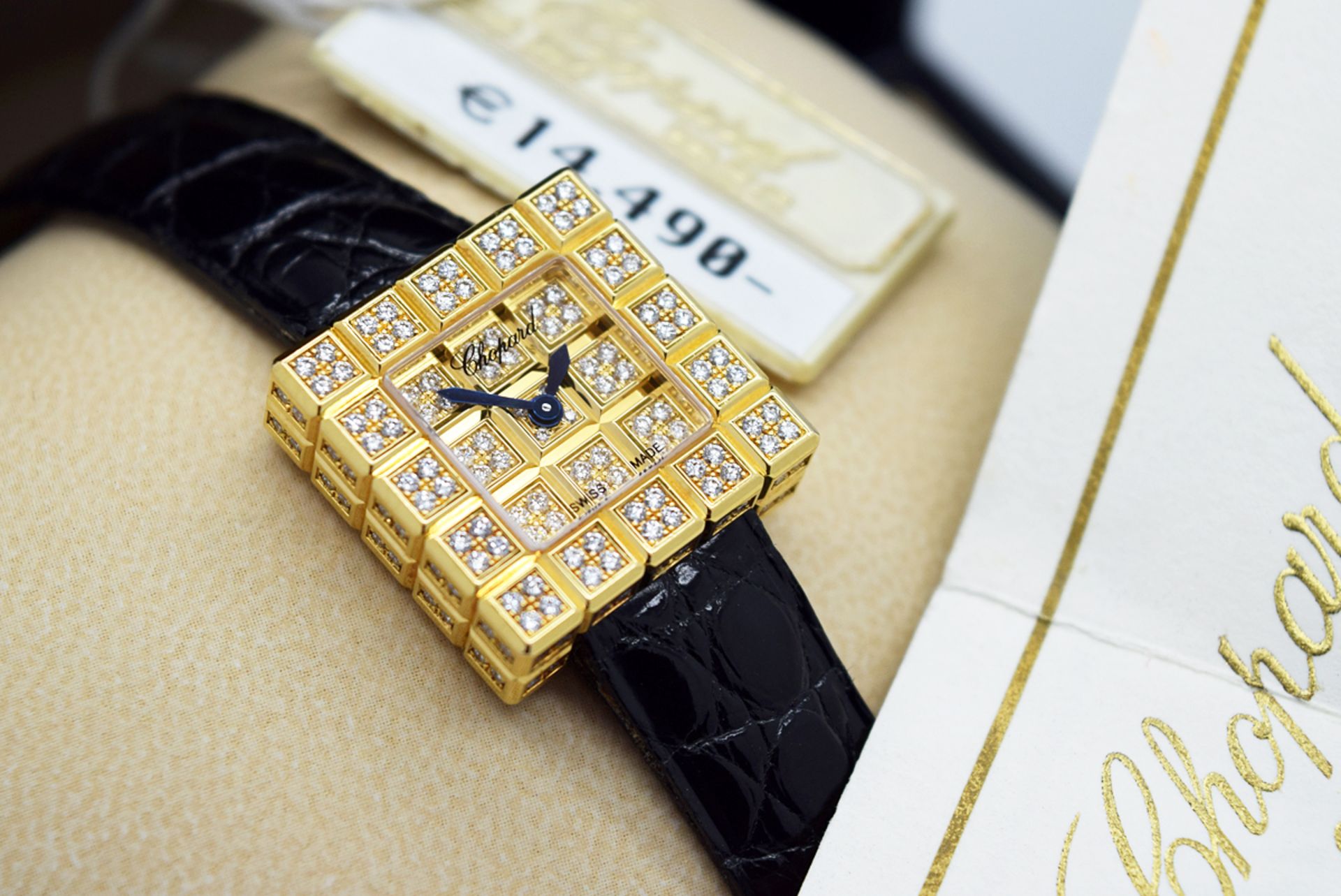 CHOPARD - *DIAMOND* ICE CUBE - 18K GOLD & DIAMOND with CERTIFICATE & VALUATION