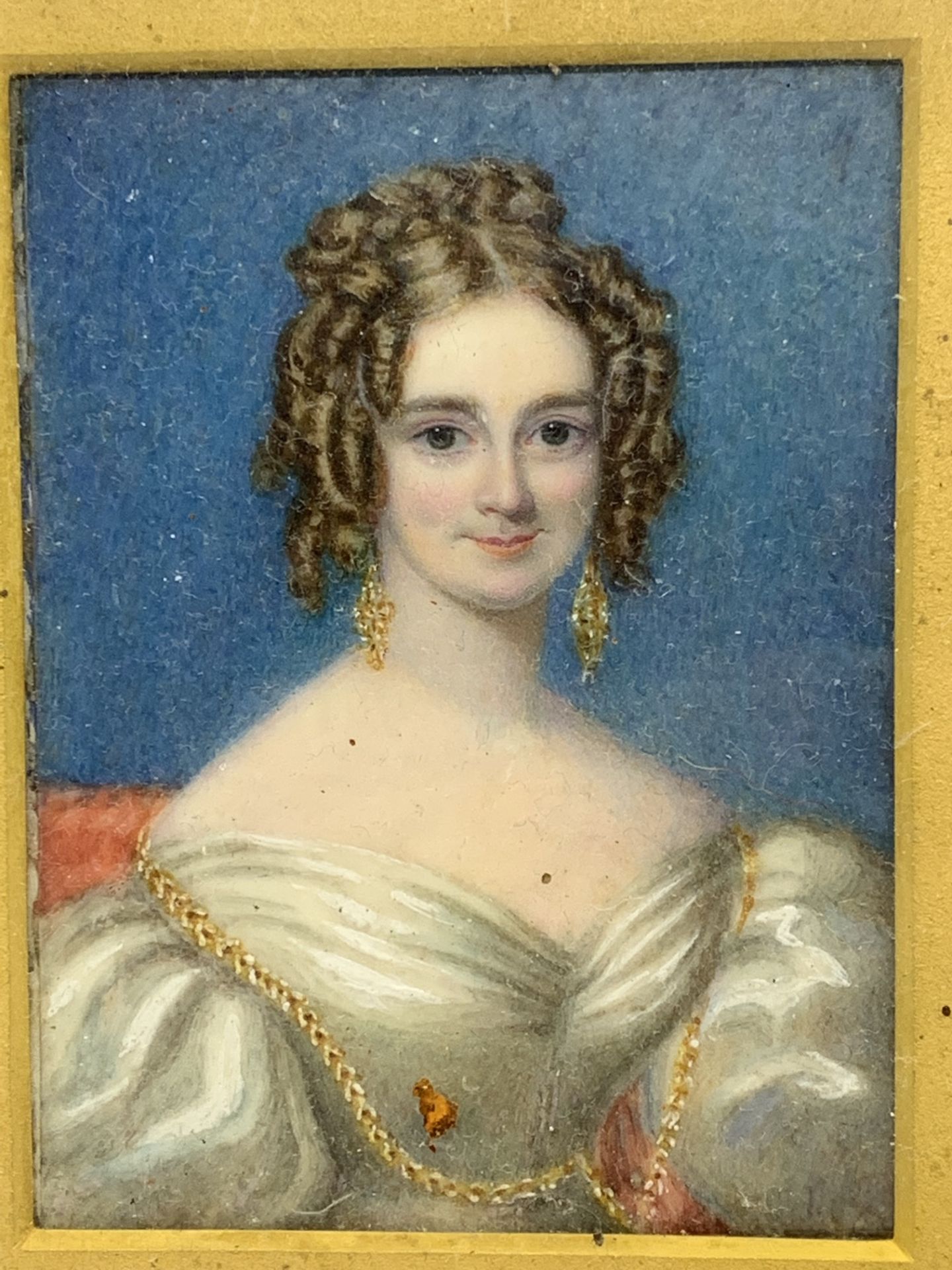 FRAMED MINIATURE PAINTING OF A LADY FROM PRIVATE COLLECTION - Image 4 of 7