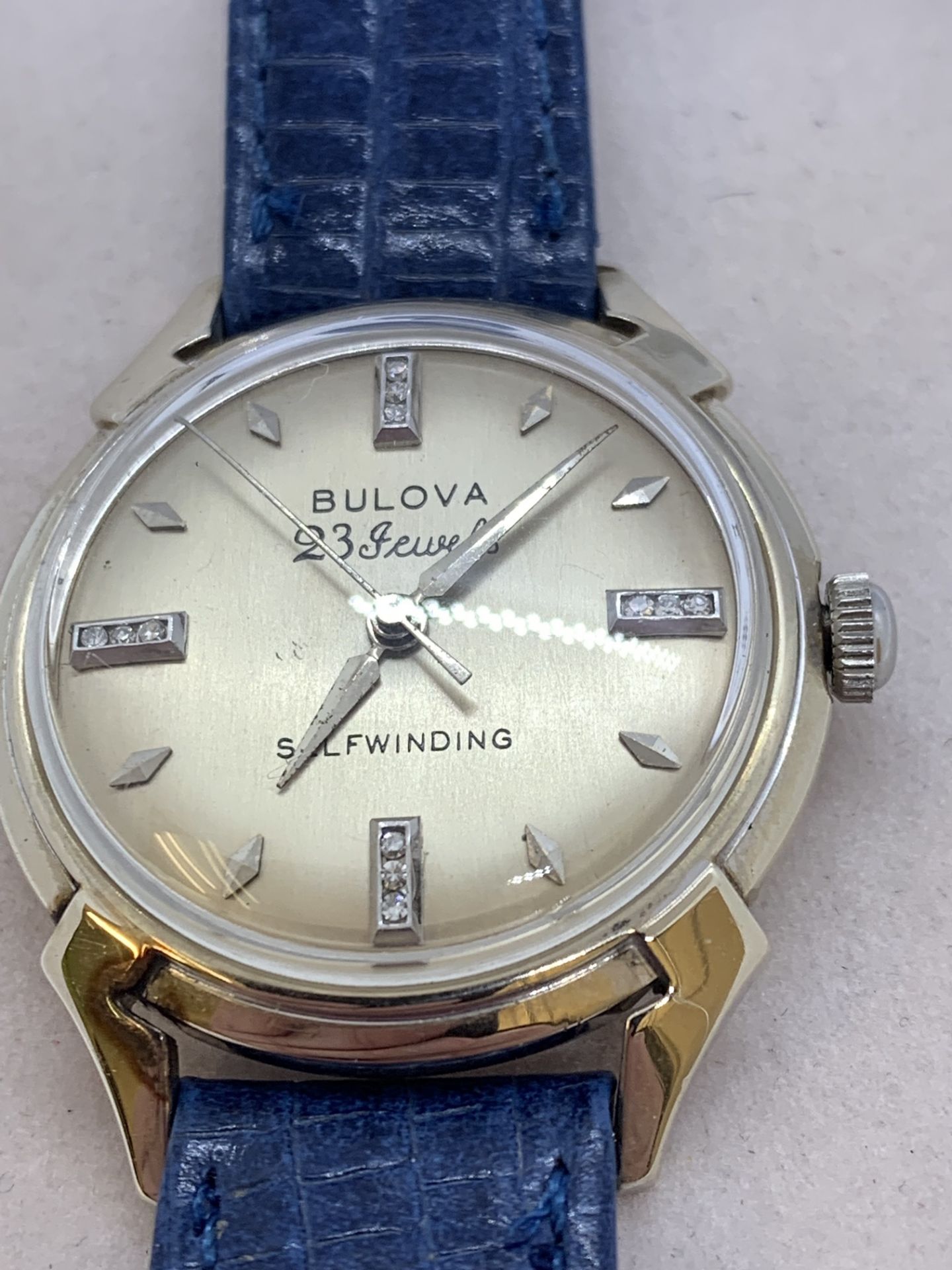 BULOVA 14ct GOLD WATCH - Image 2 of 4