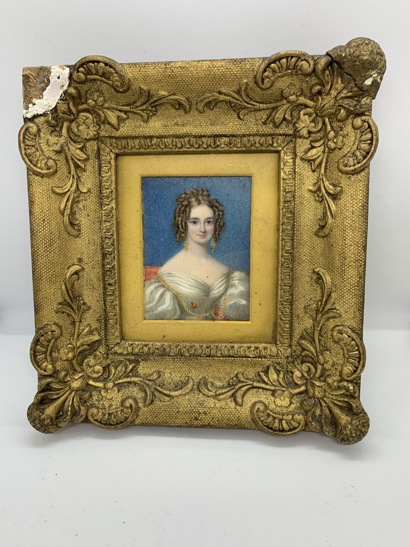 FRAMED MINIATURE PAINTING OF A LADY FROM PRIVATE COLLECTION - Image 2 of 7