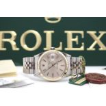 Immaculate Rolex Datejust Steel & Gold (36mm) - Rare Set with Box, Certificate, Original Invoice etc