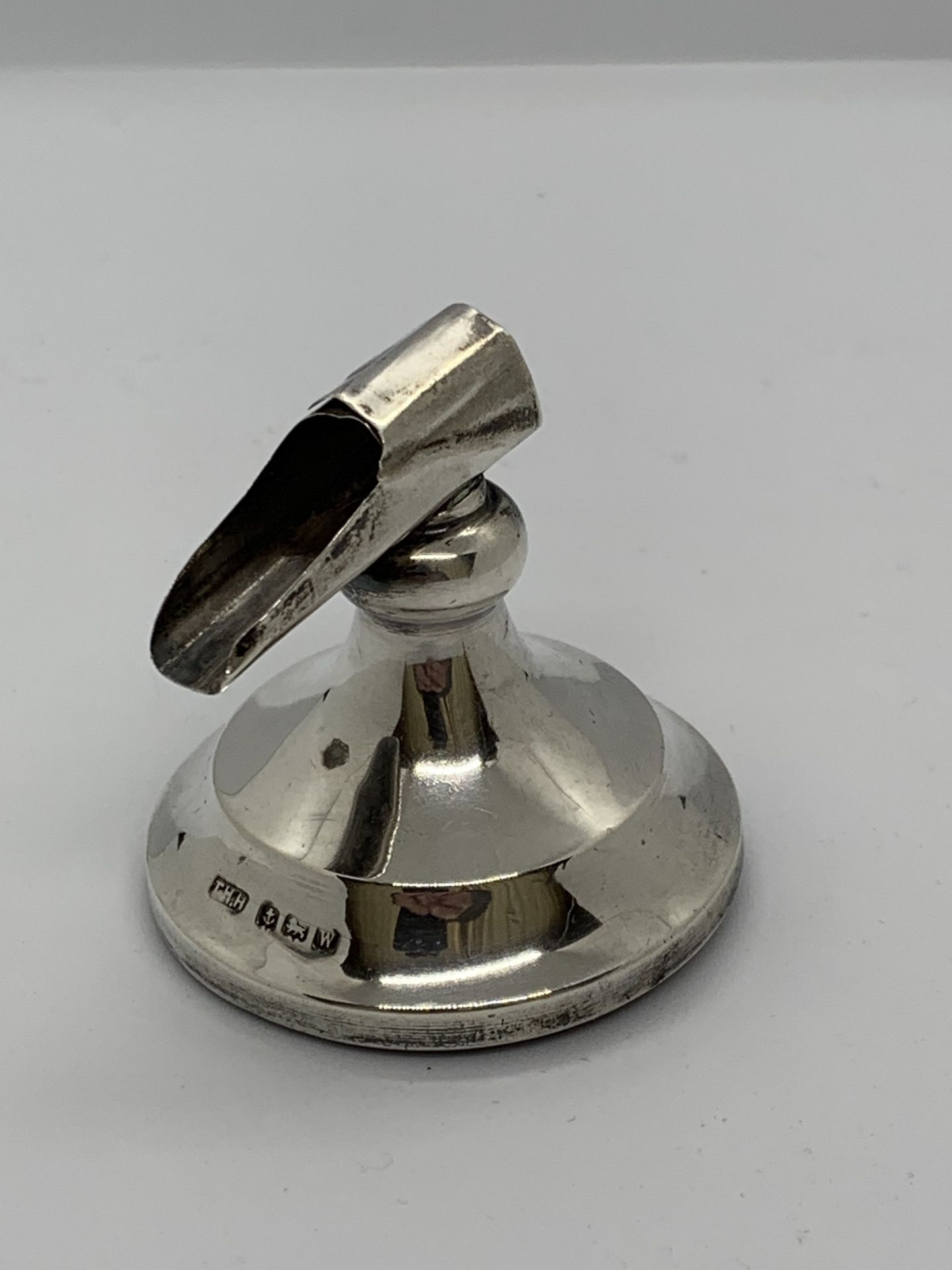 HALLMARKED SILVER PEN HOLDER - Image 2 of 3