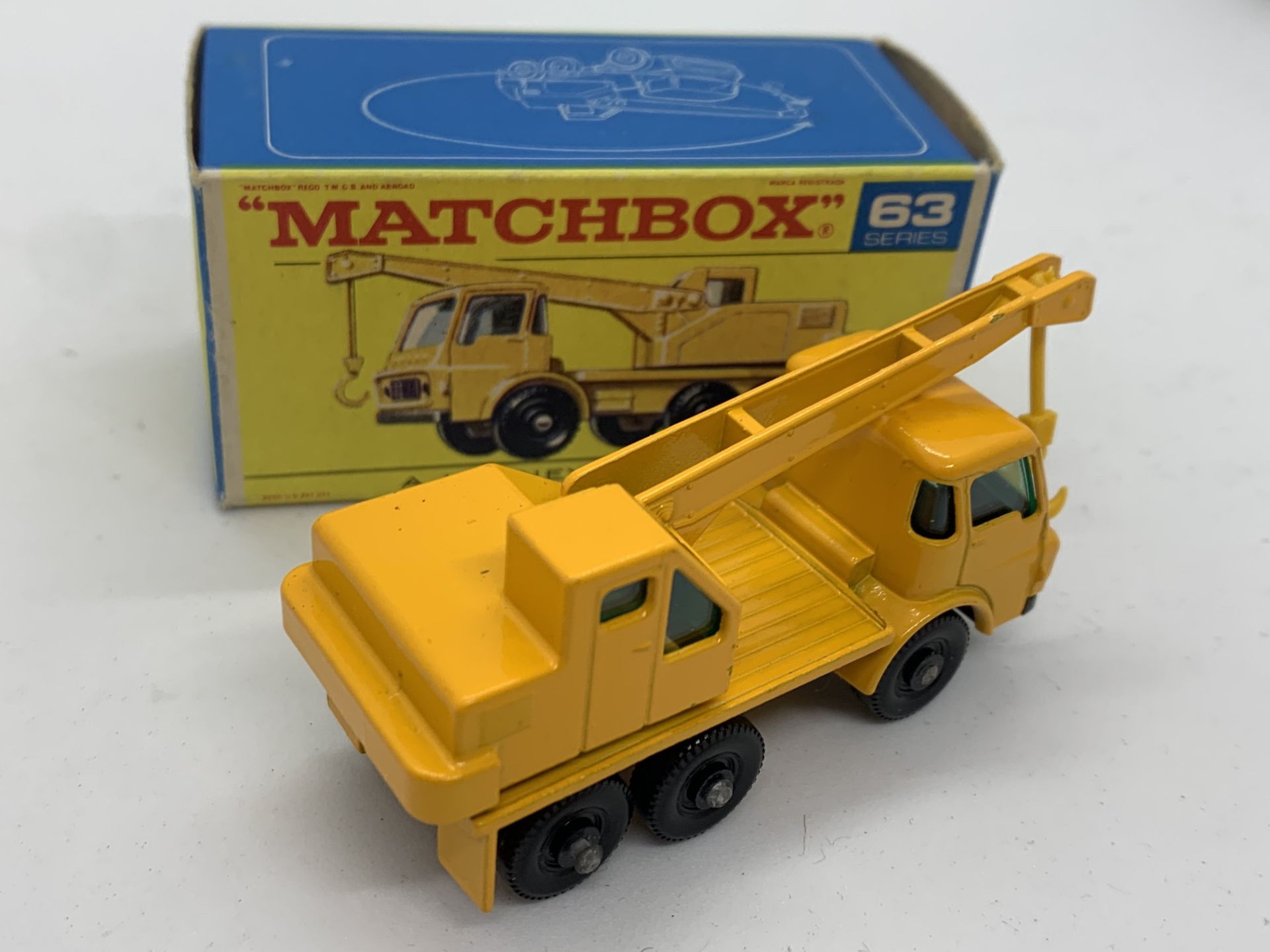 MATCHBOX DODGE CRANE TRUCK NO 63 WITH ORIGINAL BOX - NO RESERVE - Image 4 of 6