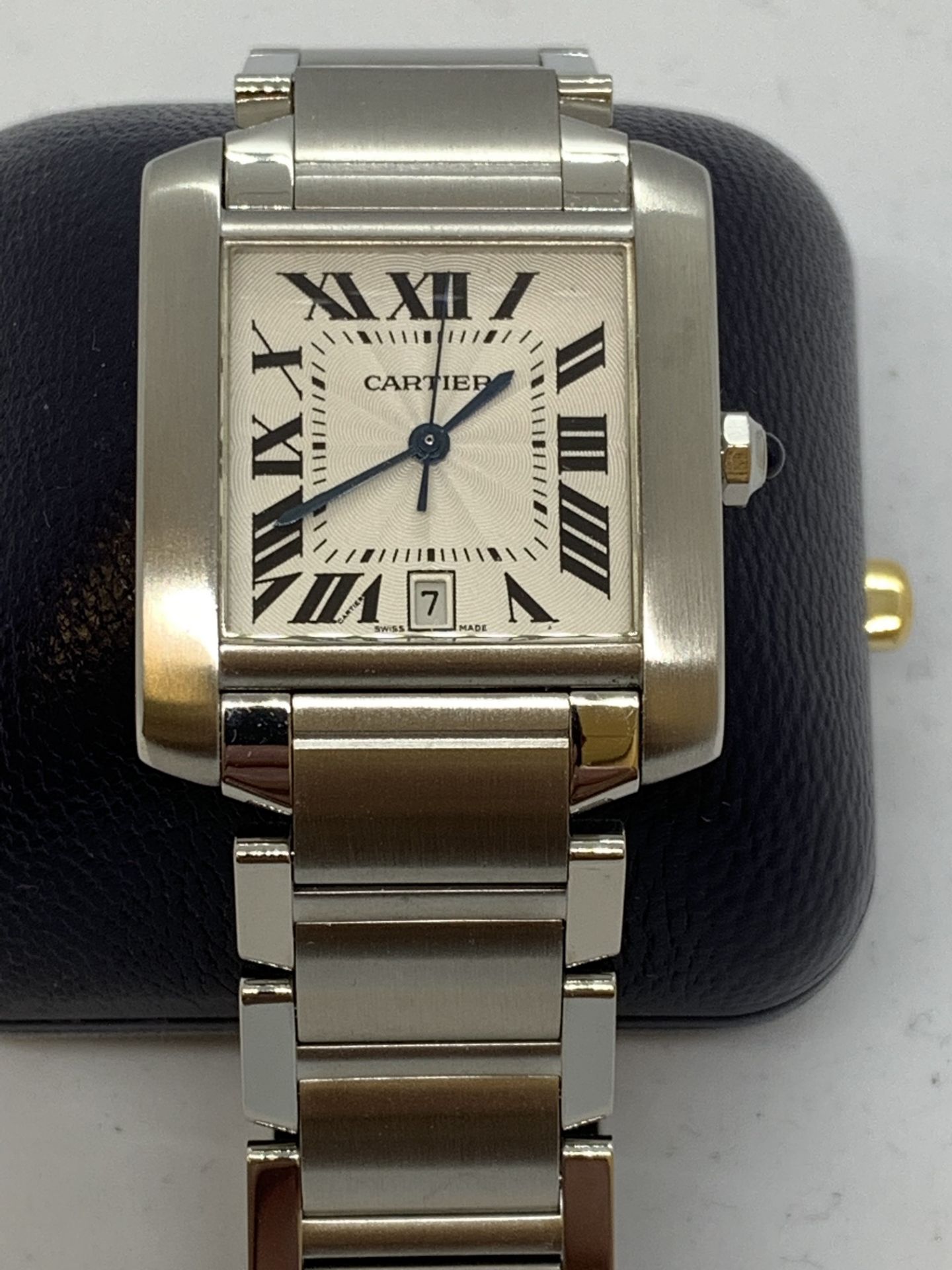 CARTIER GENTS TANK AUTOMATIC WATCH