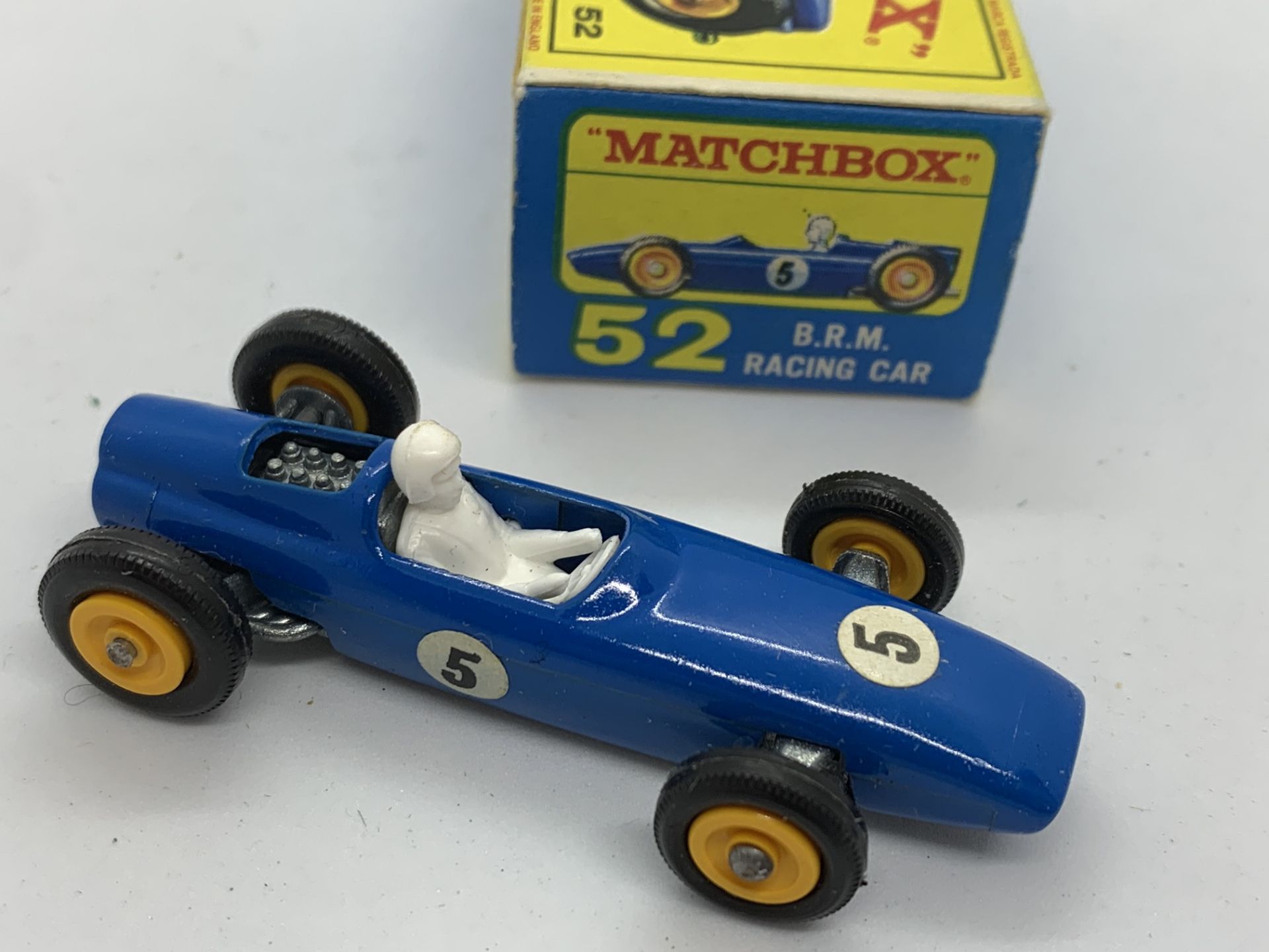 MATCHBOX B.R.M RACING CAR NO 52 WITH ORIGINAL BOX - NO RESERVE - Image 6 of 7