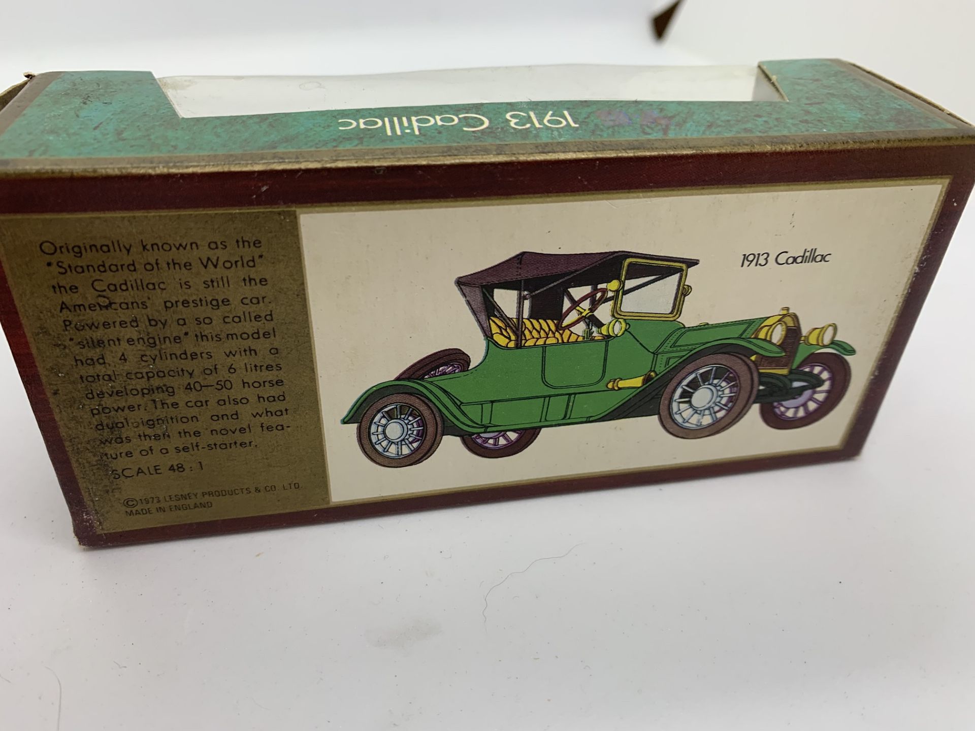 BOXED MATCHBOX 1913 CADILLAC CAR - Image 2 of 2