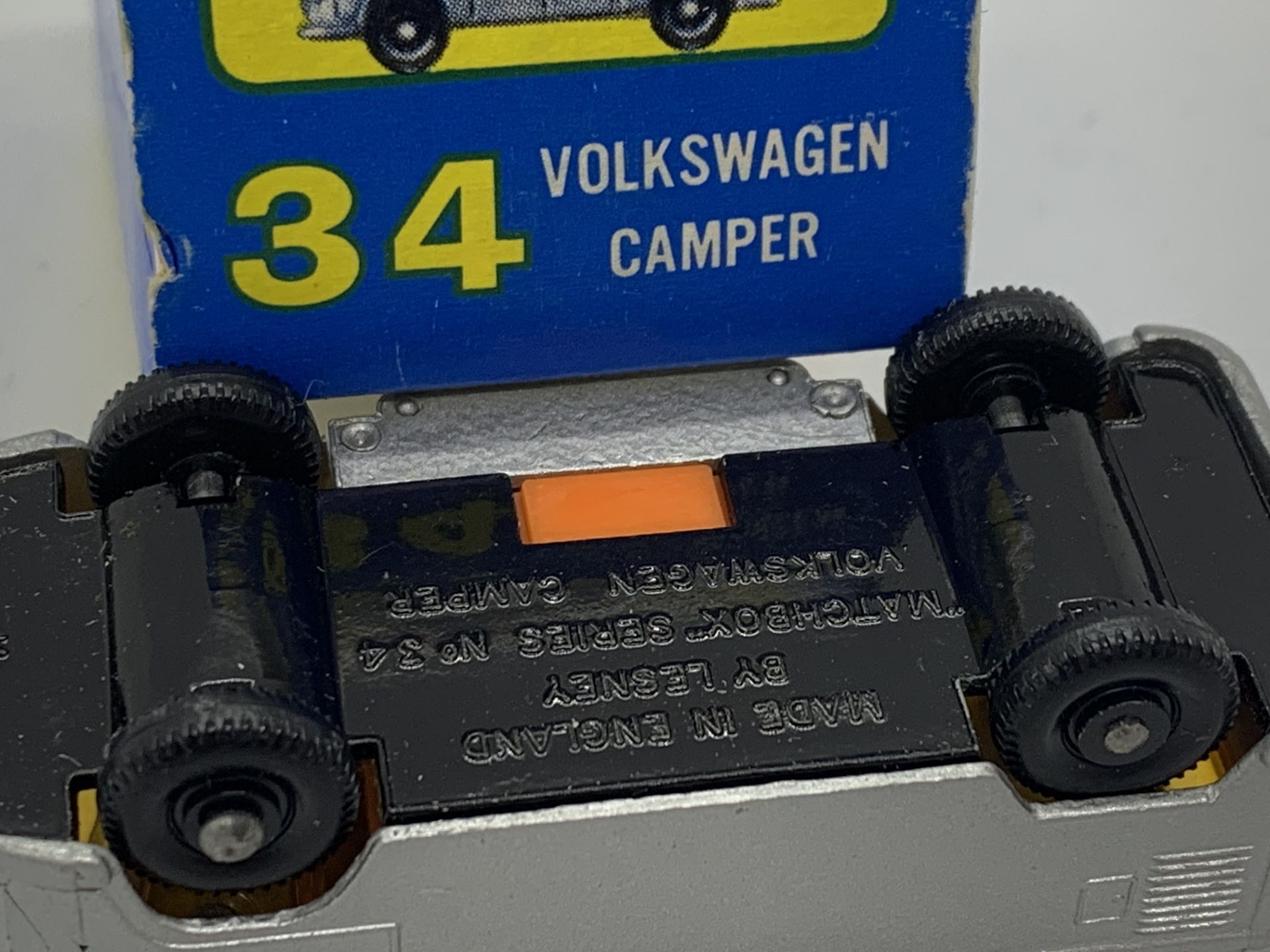 MATCHBOX VOLKSWAGEN CAMPER NO 34 WITH ORIGINAL BOX - NO RESERVE - Image 5 of 6