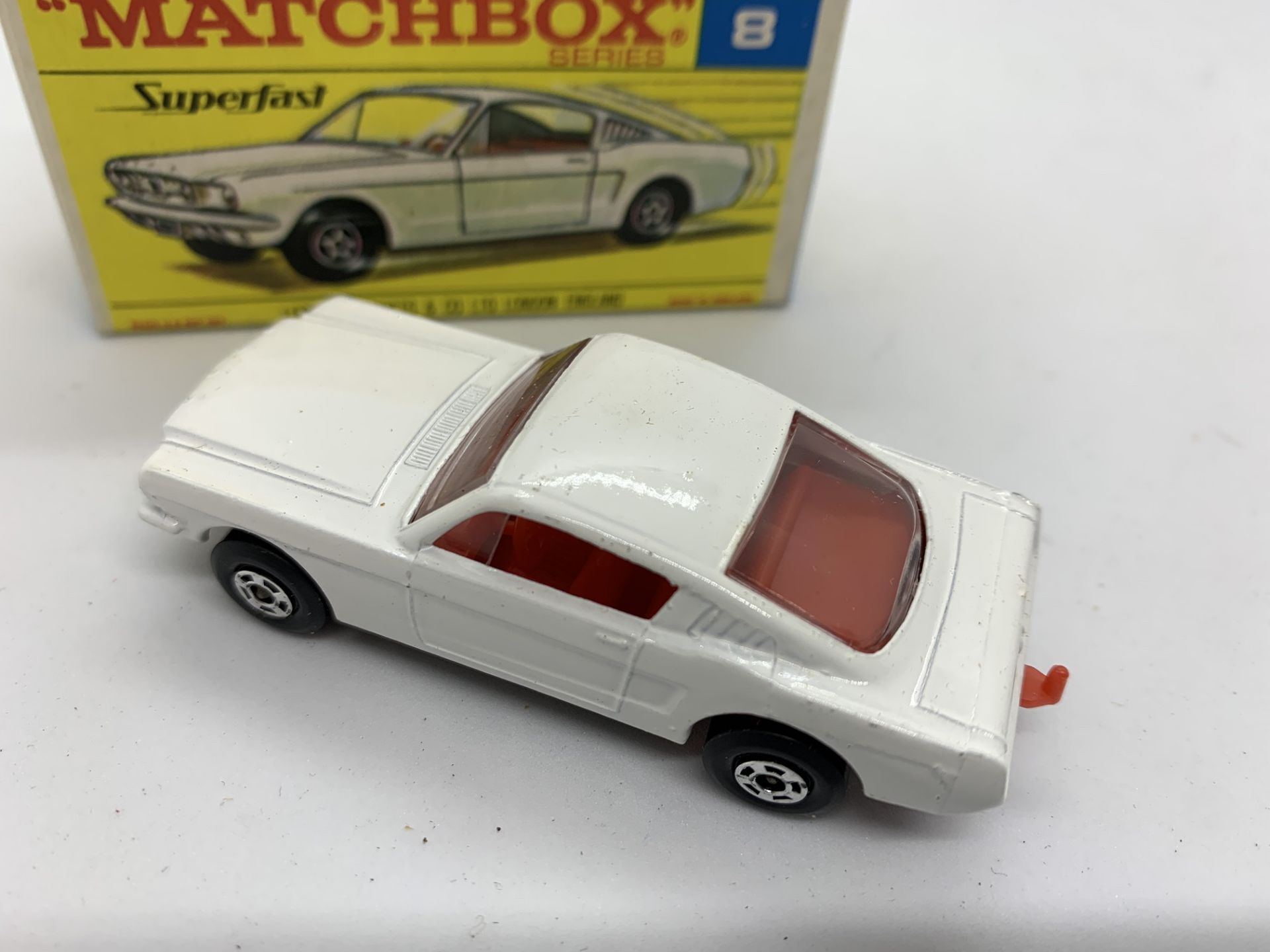 MATCHBOX FORD MUSTANG NO 8 WITH ORIGINAL BOX - NO RESERVE - Image 3 of 6