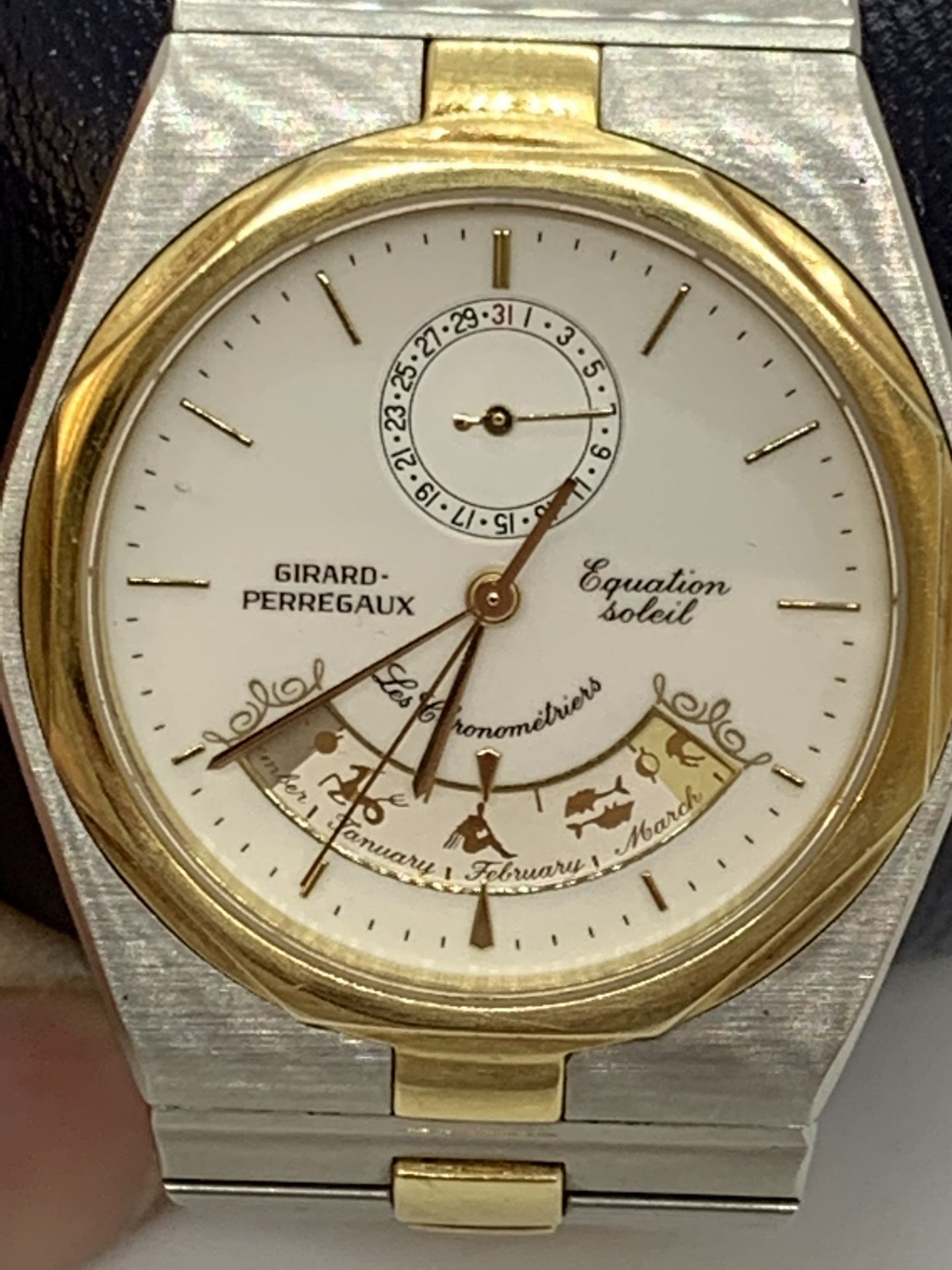 RARE GIRARD PERREGAUX EQUATION SOLEIL WATCH - Image 14 of 17