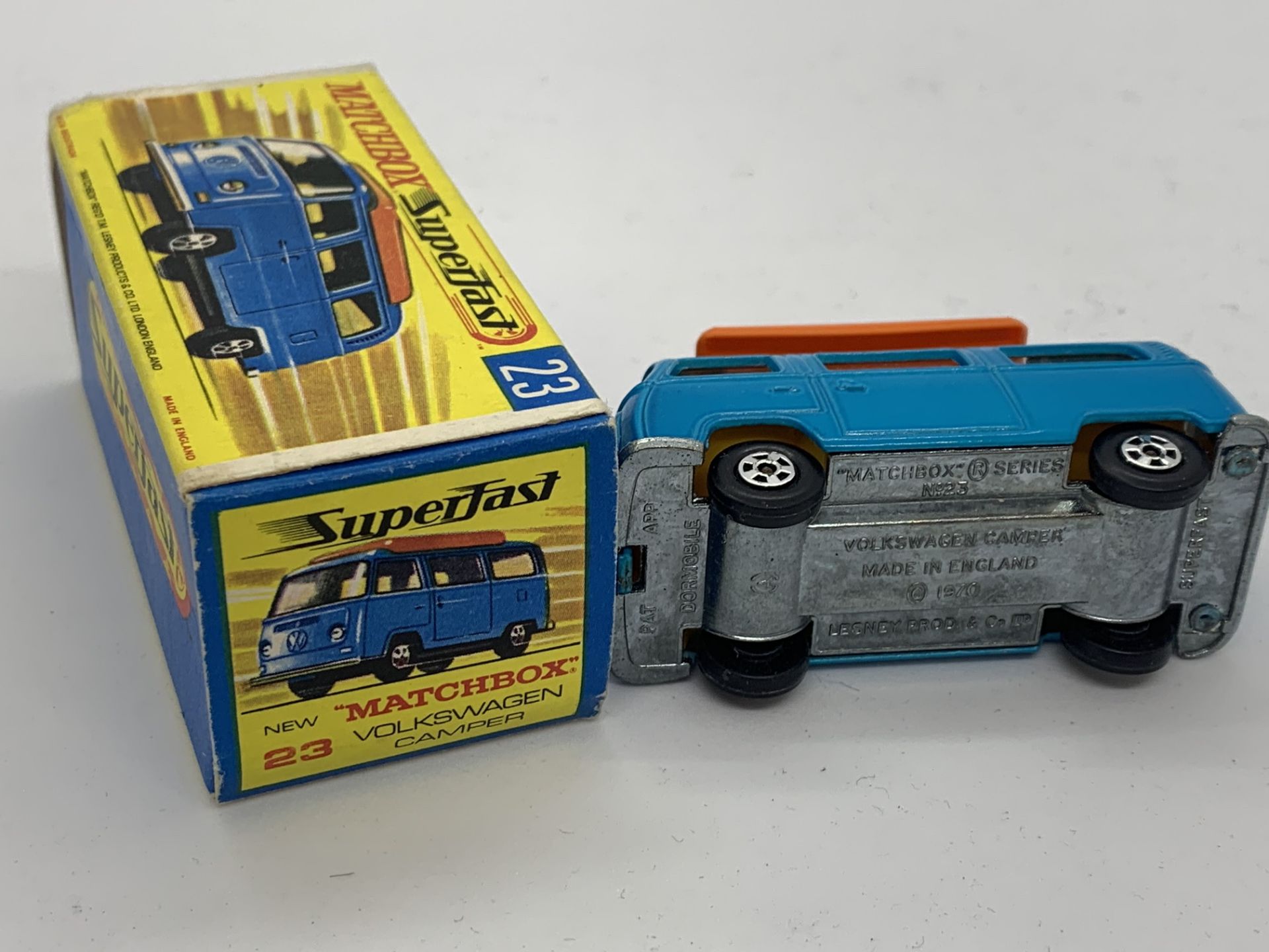 MATCHBOX VOLKSWAGEN CAMPER NO 23 WITH ORIGINAL BOX - NO RESERVE - Image 6 of 6