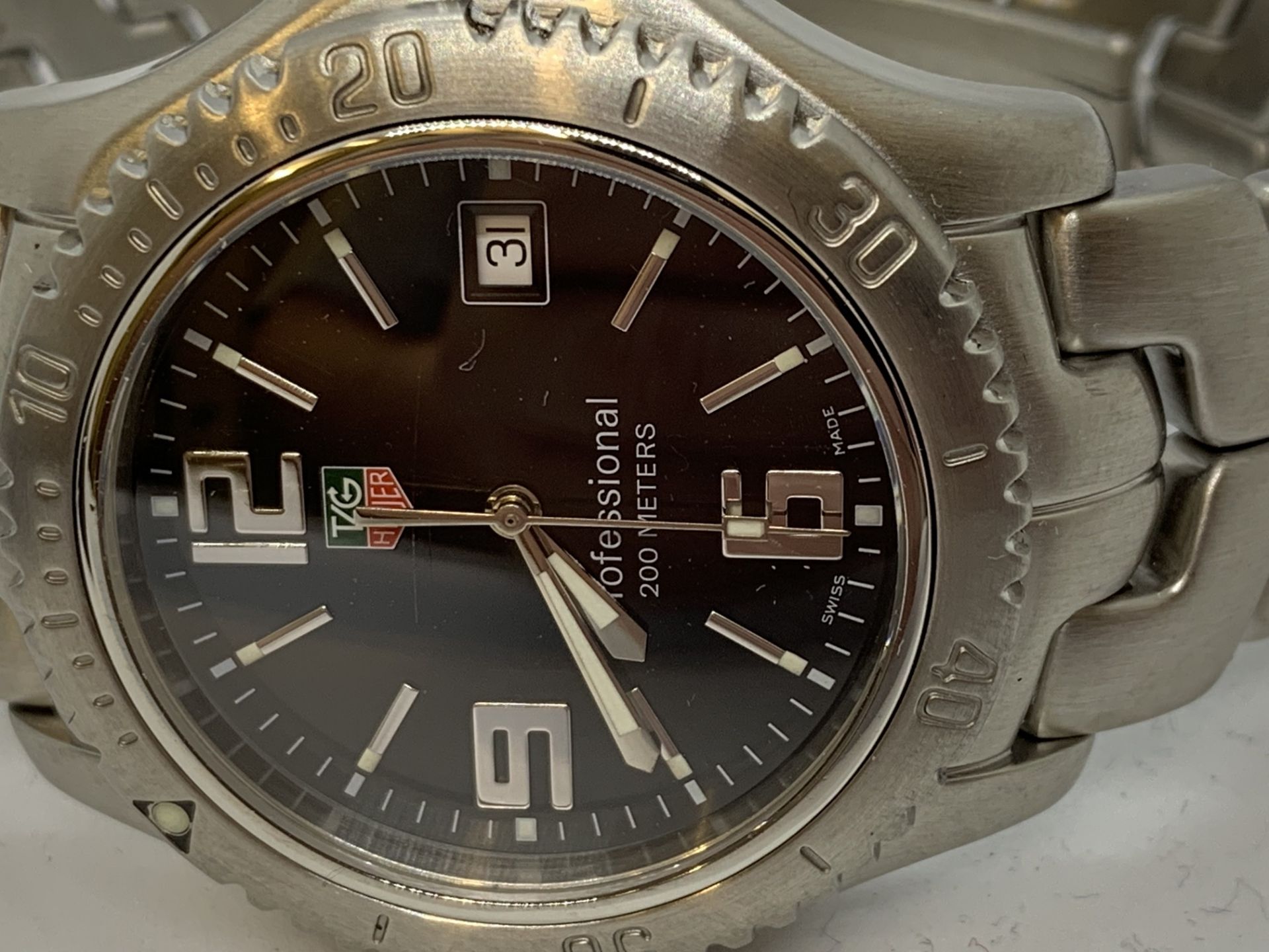 TAG HEUER WATCH STAINLESS STEEL - Image 8 of 10
