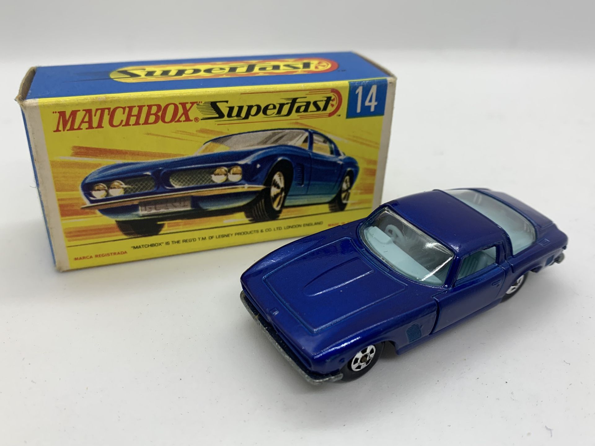 MATCHBOX ISO GRIFO NO 14 WITH ORIGINAL BOX - NO RESERVE