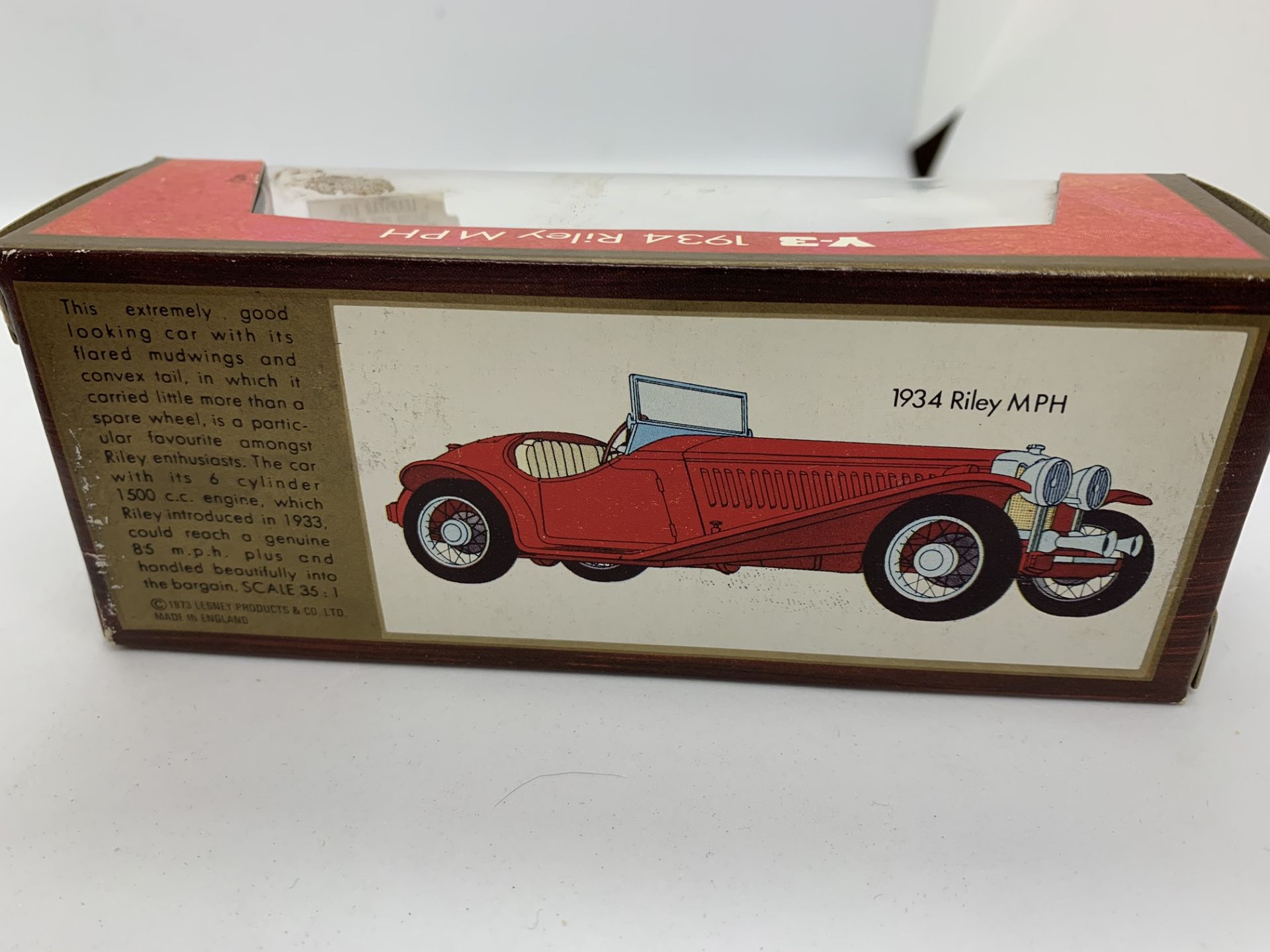 BOXED MATCHBOX 1934 RILEY MPH - Image 2 of 2