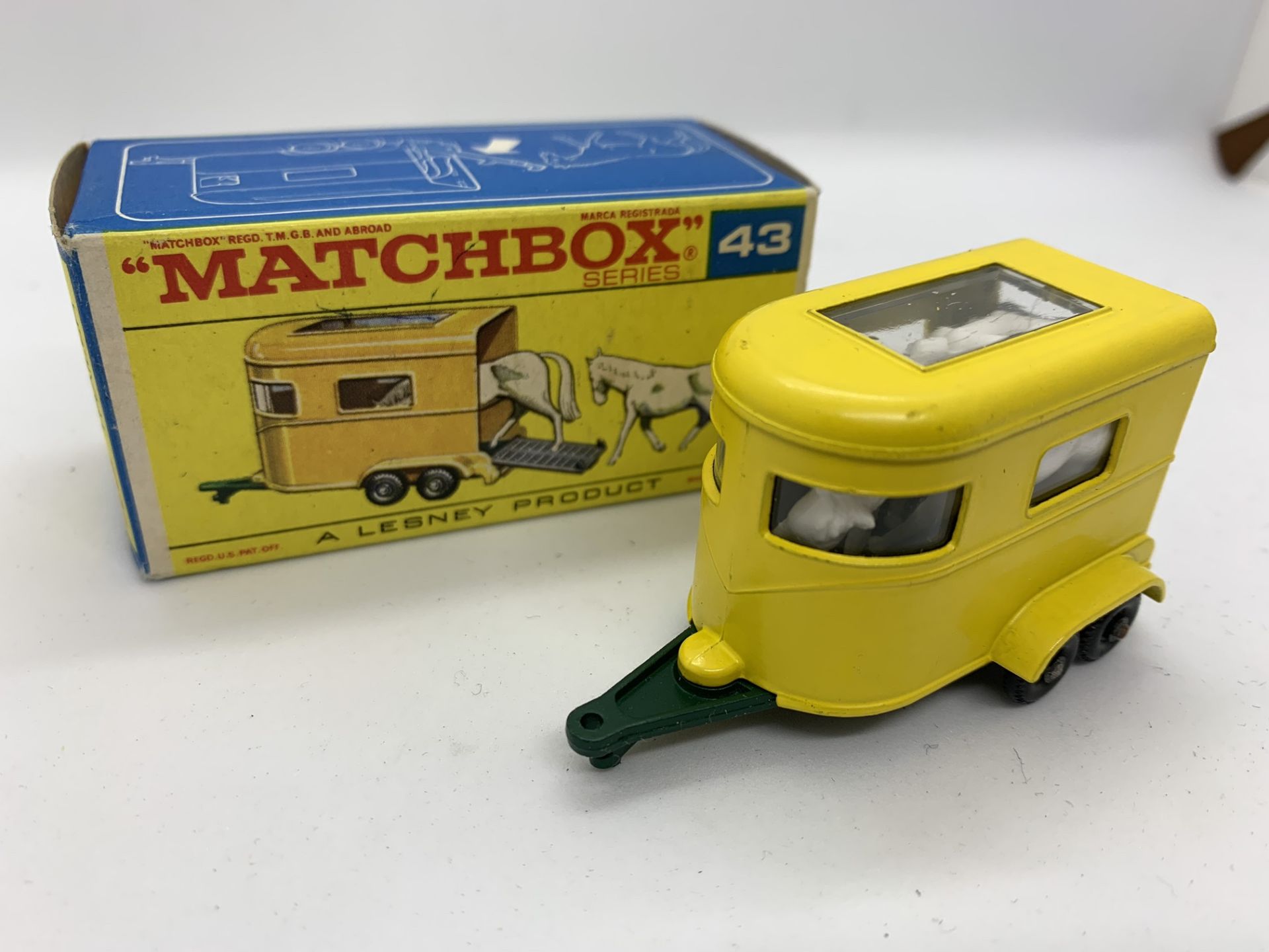 MATCHBOX PONY TRAILER NO 43 WITH ORIGINAL BOX - NO RESERVE