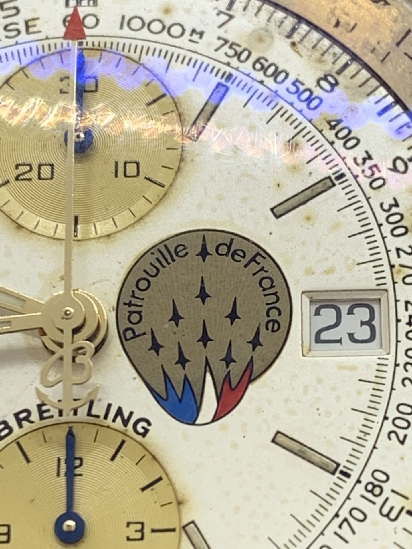 BREITLING NAVITIMER D13022 WATCH - PATROUILLE DEFRANCE - Image 6 of 6