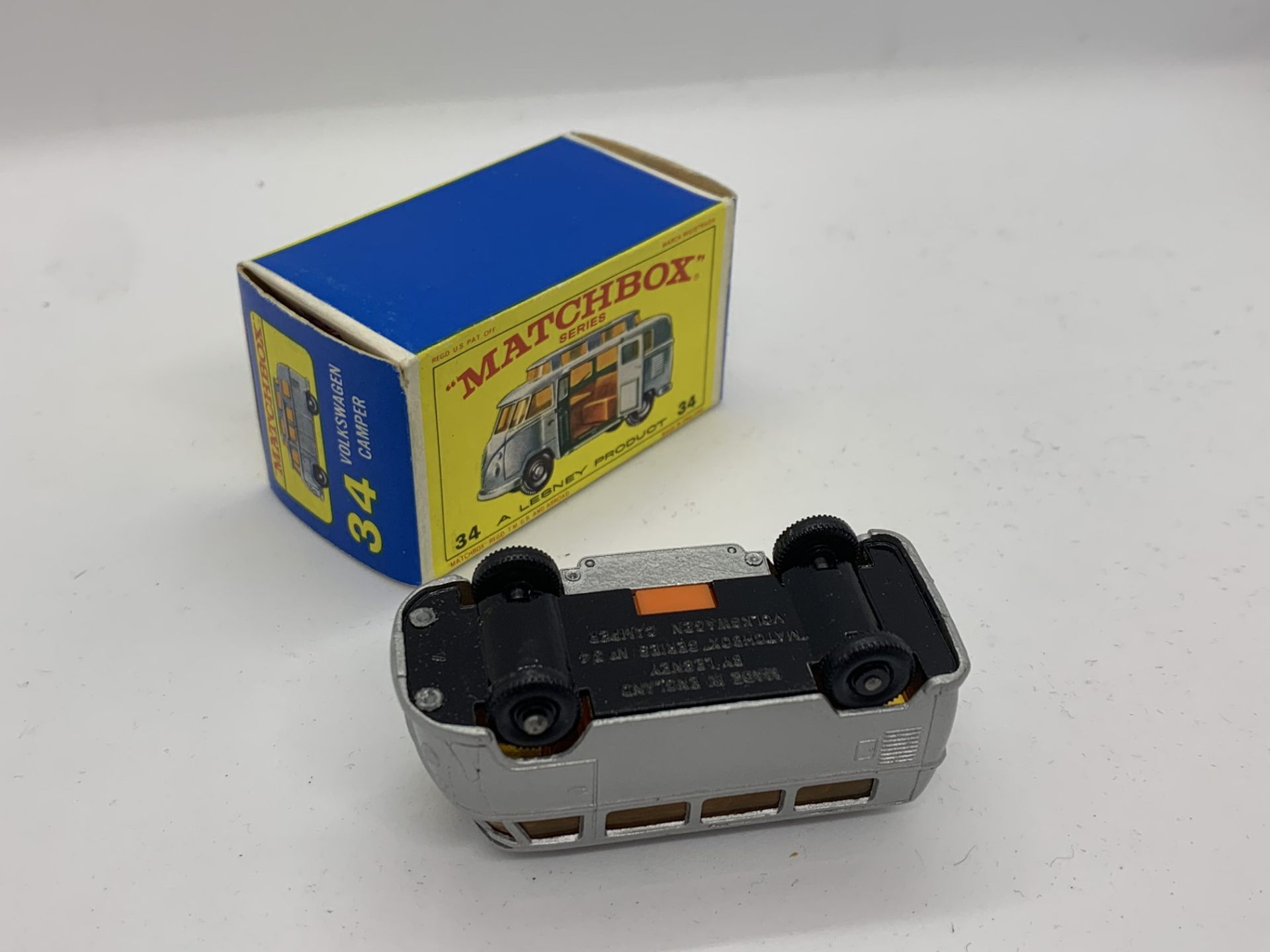 MATCHBOX VOLKSWAGEN CAMPER NO 34 WITH ORIGINAL BOX - NO RESERVE - Image 6 of 6