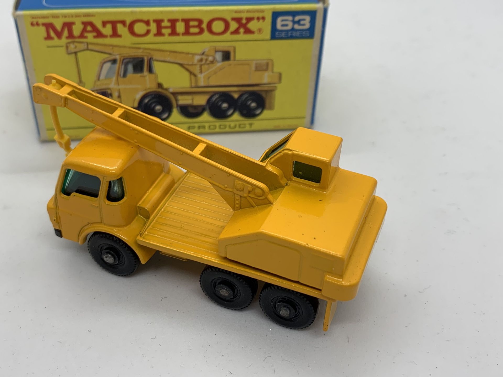 MATCHBOX DODGE CRANE TRUCK NO 63 WITH ORIGINAL BOX - NO RESERVE - Image 3 of 6