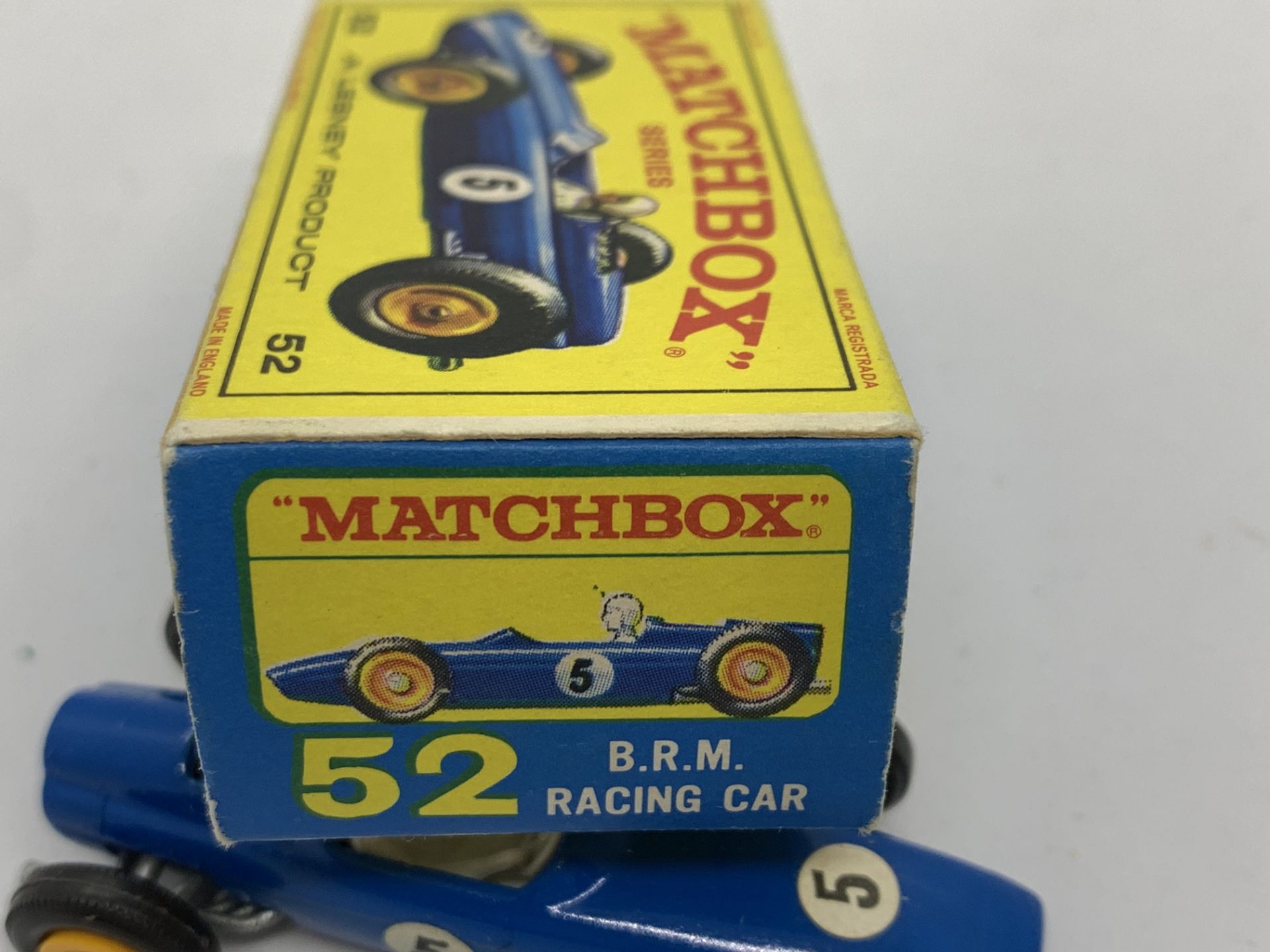 MATCHBOX B.R.M RACING CAR NO 52 WITH ORIGINAL BOX - NO RESERVE - Image 7 of 7