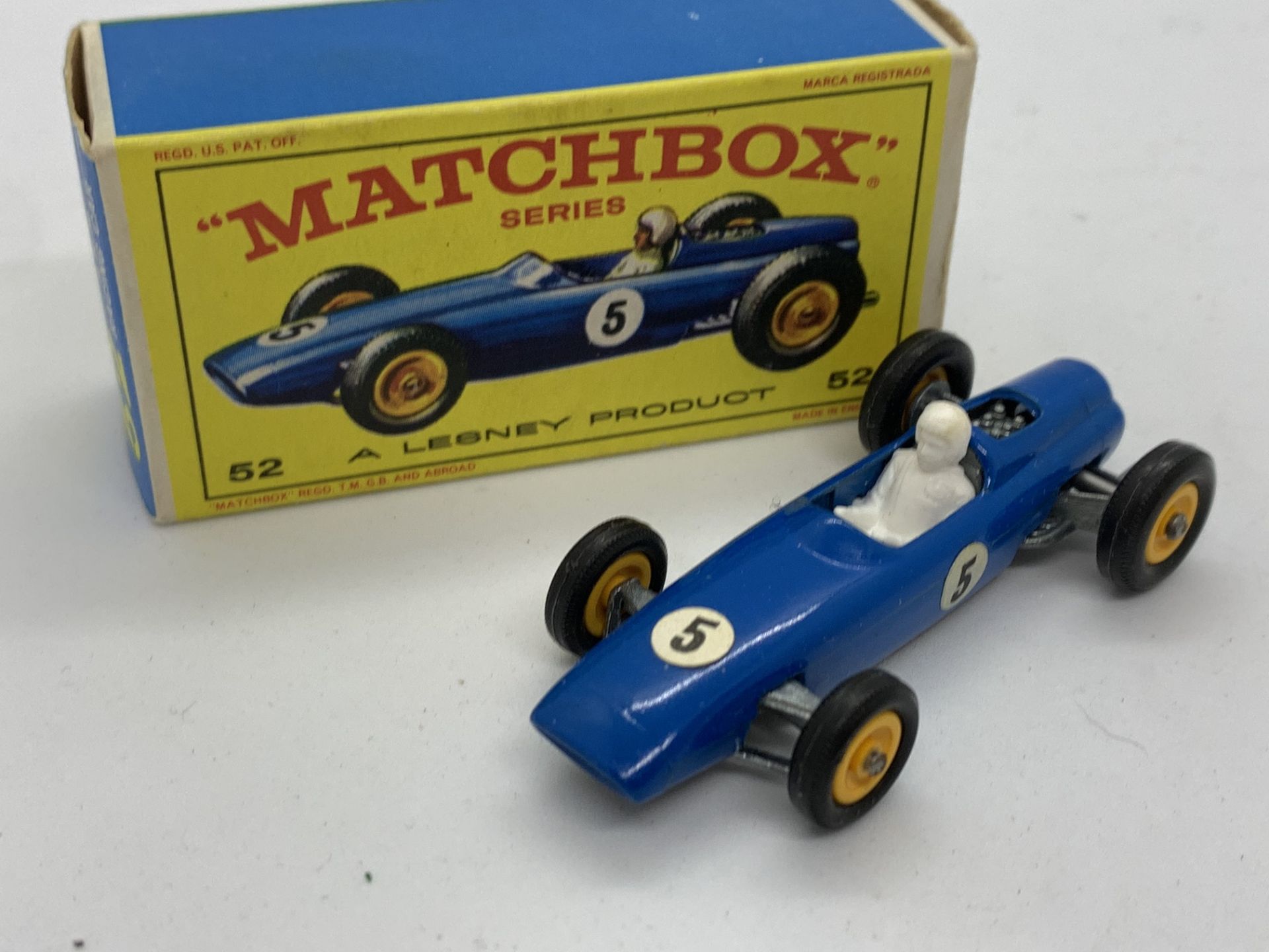 MATCHBOX B.R.M RACING CAR NO 52 WITH ORIGINAL BOX - NO RESERVE