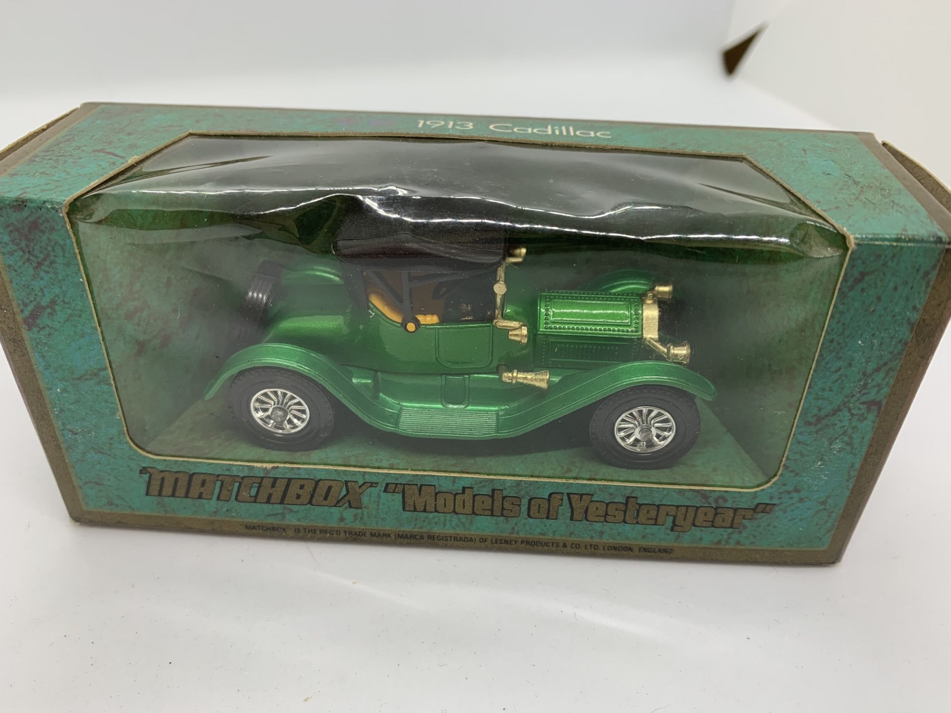 BOXED MATCHBOX 1913 CADILLAC CAR