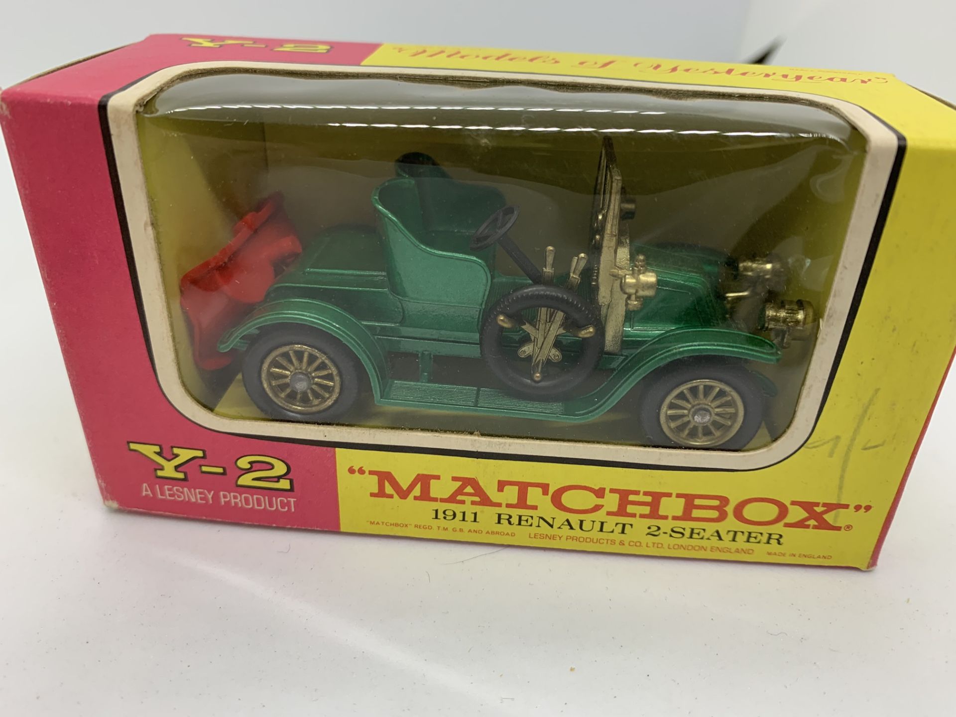 BOXED MATCHBOX Y2 1911 RENAULT 2 SEATER