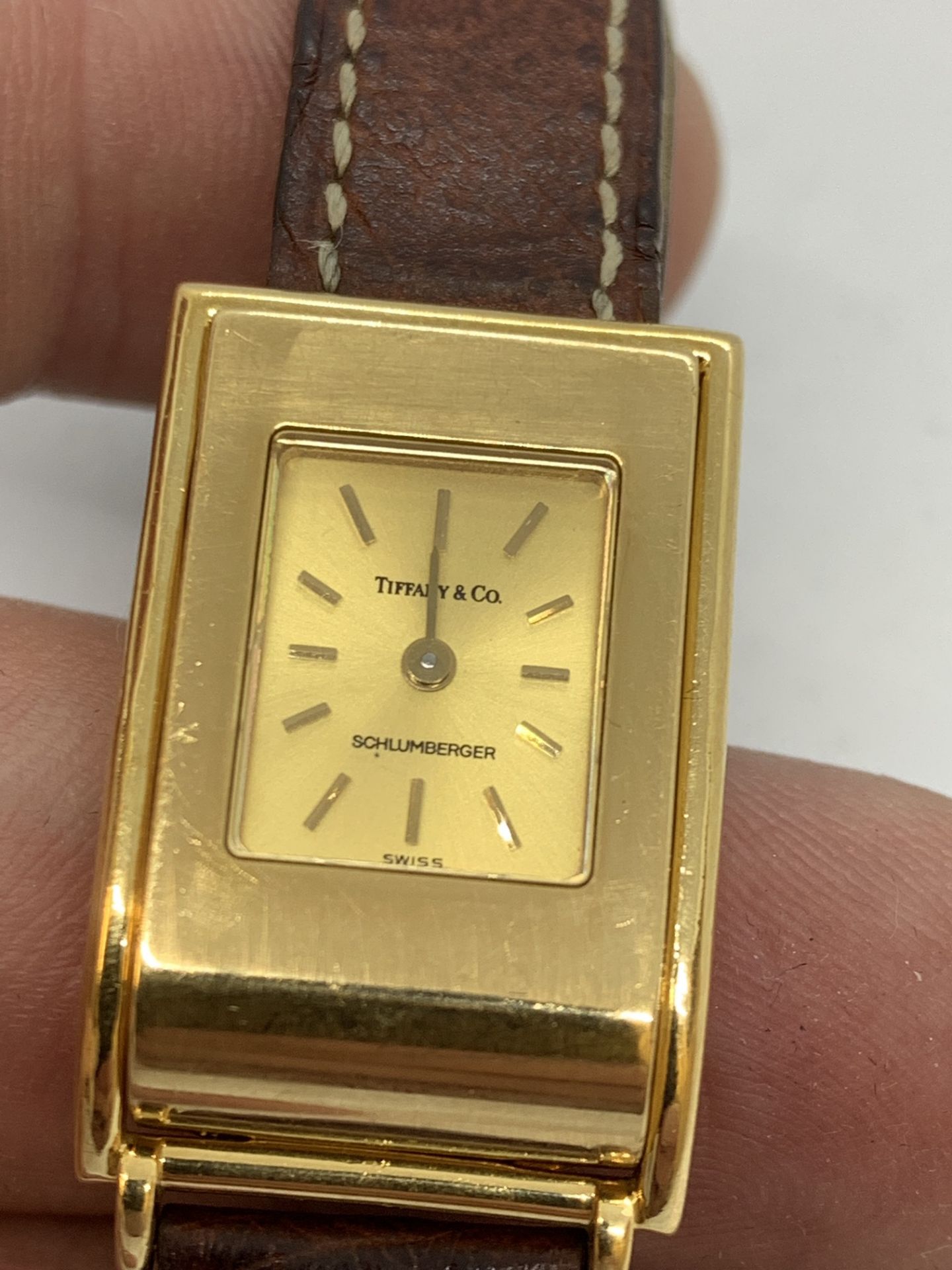 18ct GOLD TIFFANY & CO LADIES WATCH