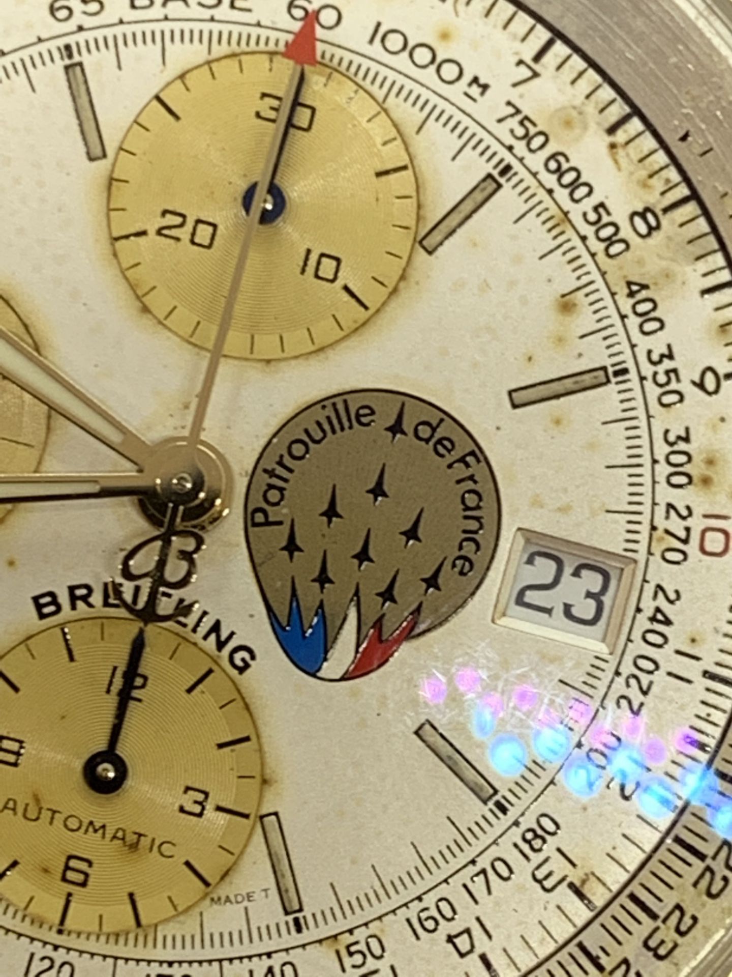 BREITLING NAVITIMER D13022 WATCH - PATROUILLE DEFRANCE - Image 2 of 6