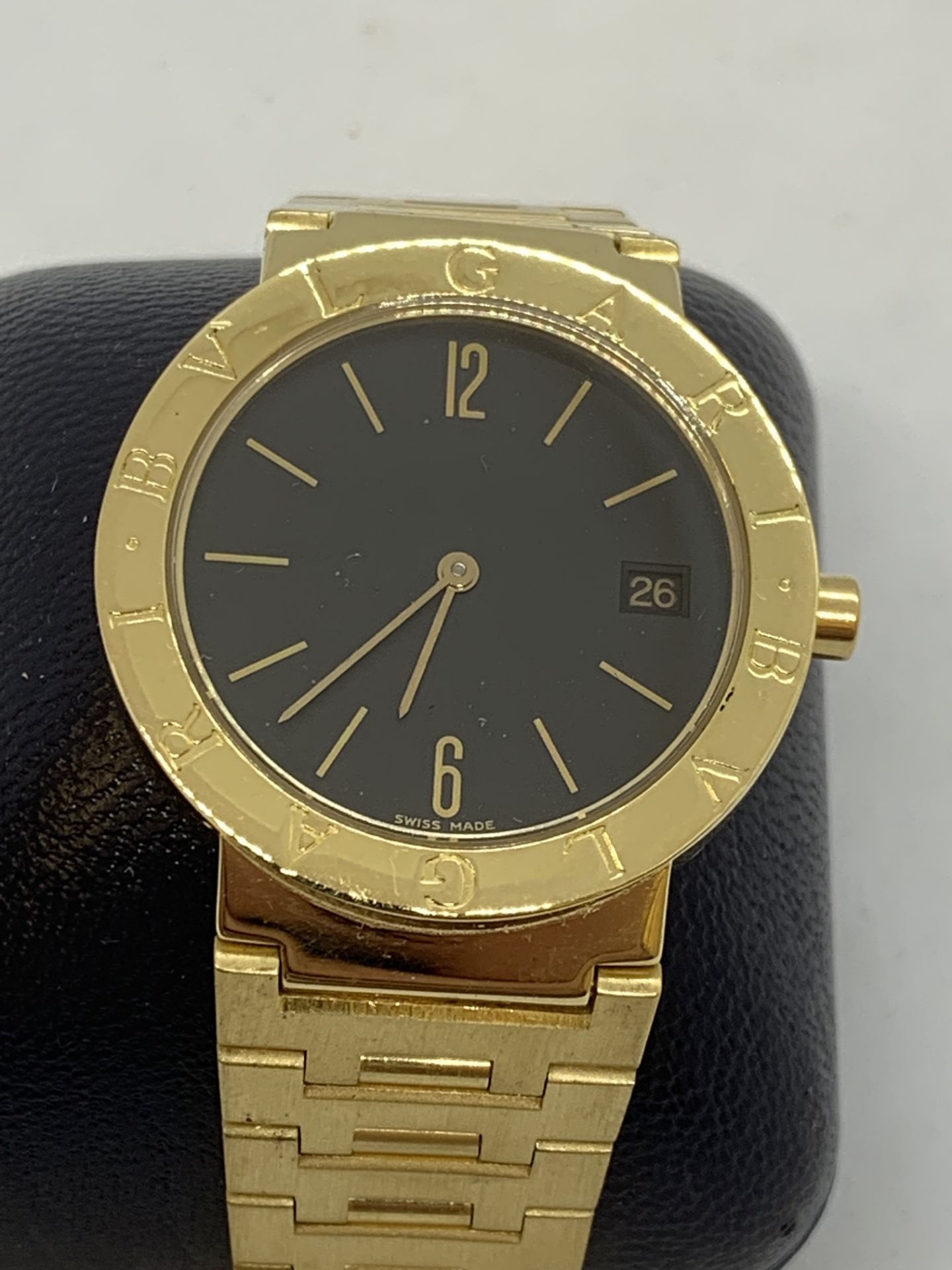 18ct GOLD BULGARI GENTS WRISTWATCH - APPROX 134 GRAMS