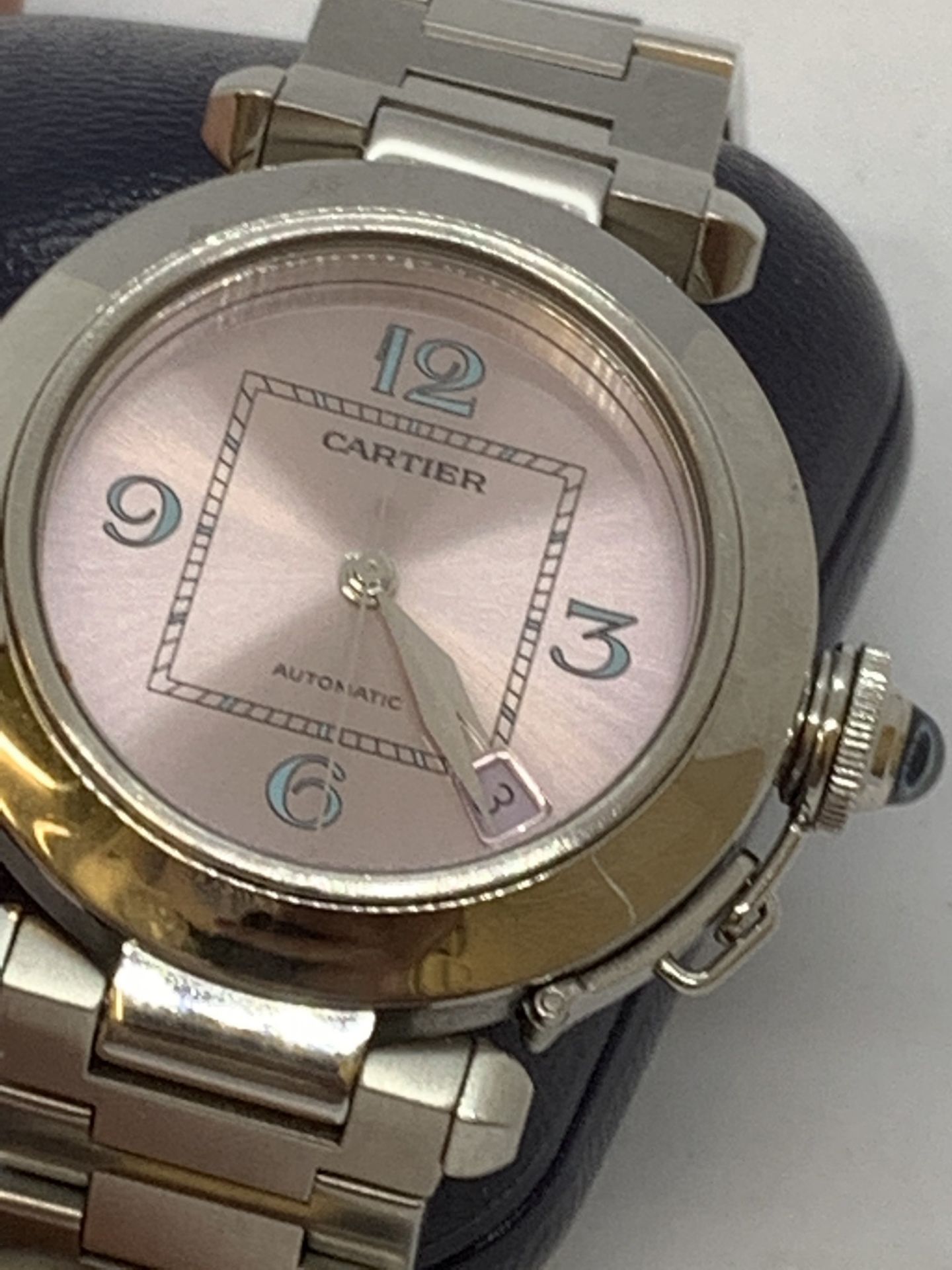 CARTIER PASHA S/S AUTOMATIC WATCH - Image 5 of 8