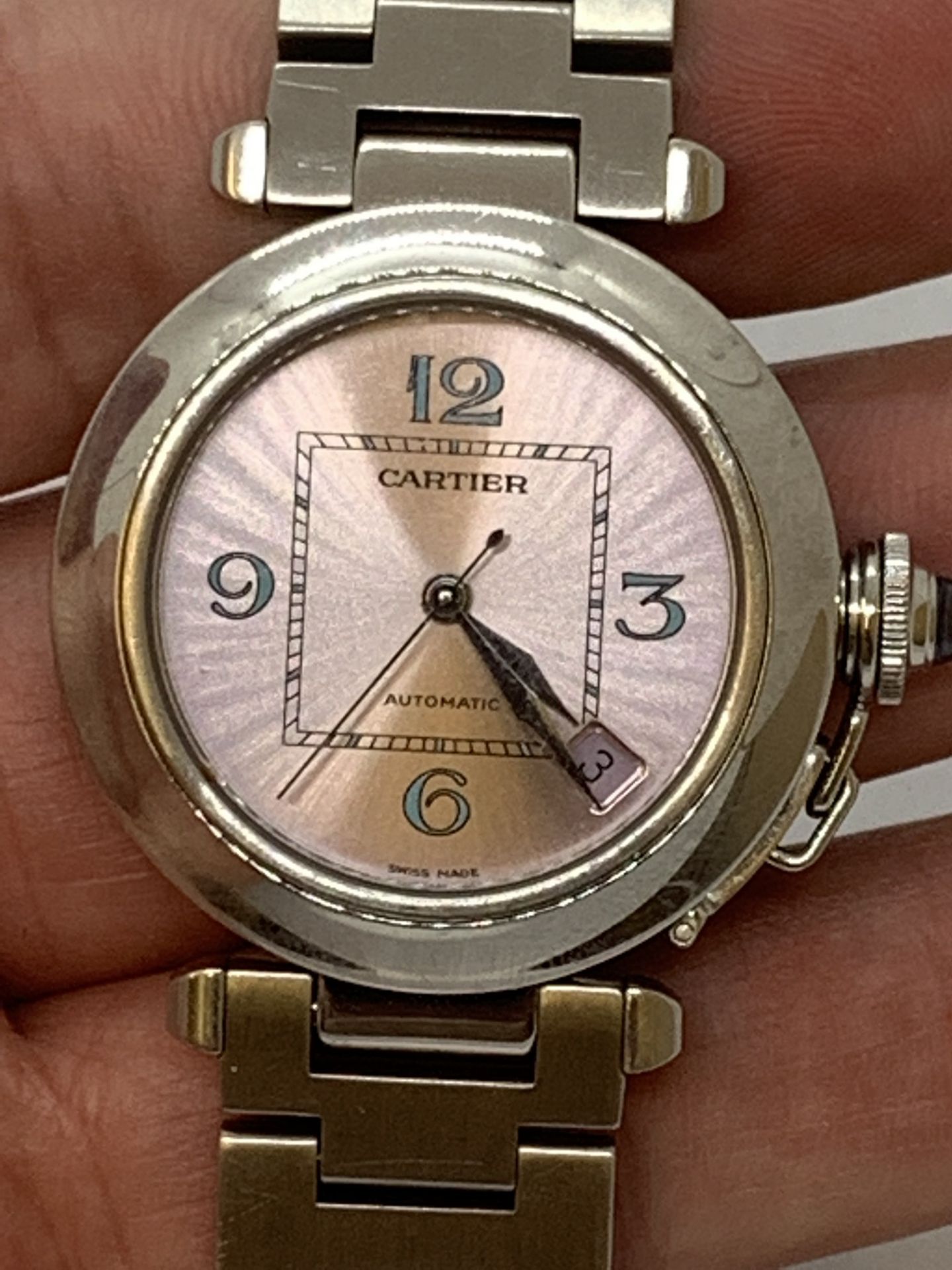 CARTIER PASHA S/S AUTOMATIC WATCH - Image 2 of 8