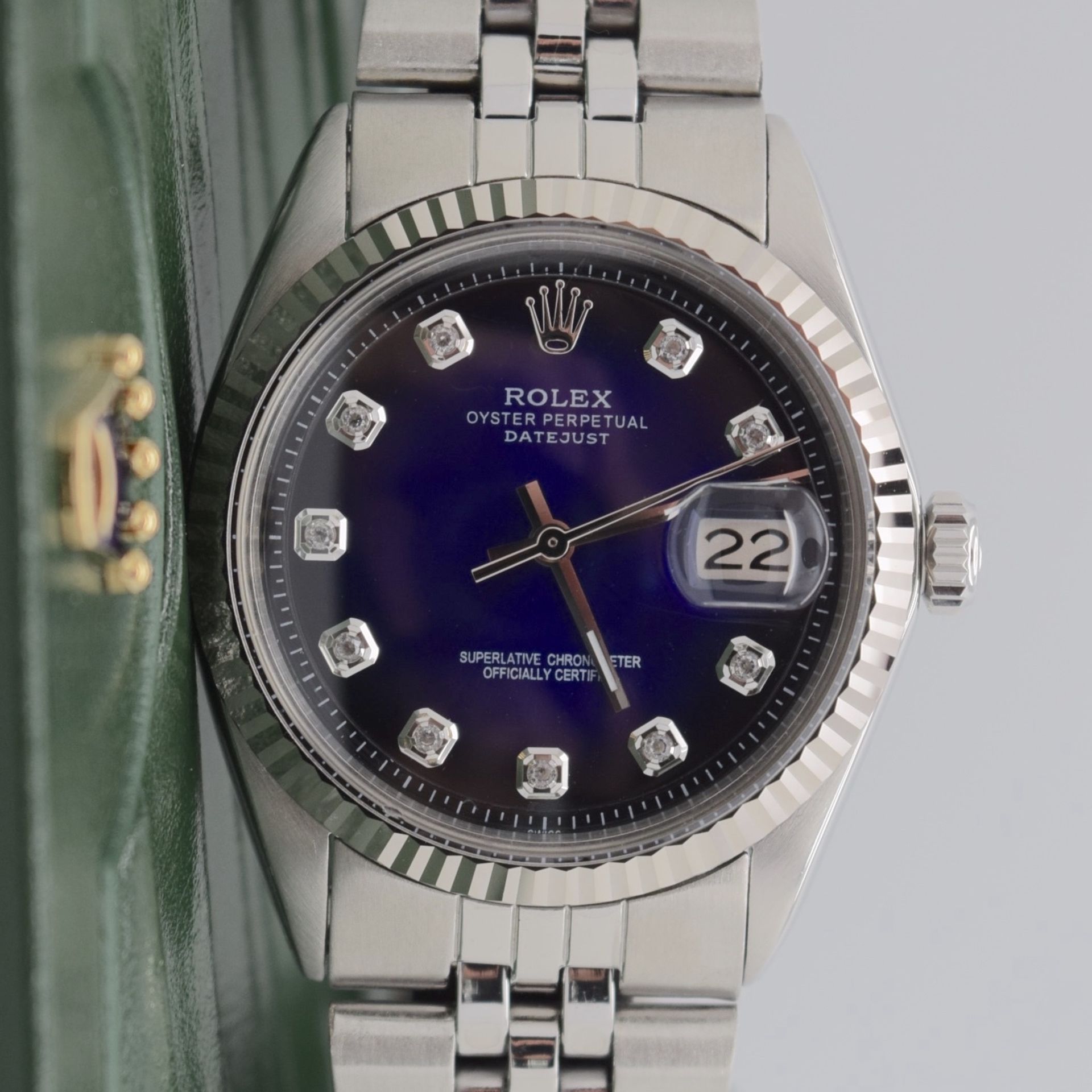 36MM MENS ROLEX DATEJUST WATCH - Image 11 of 11