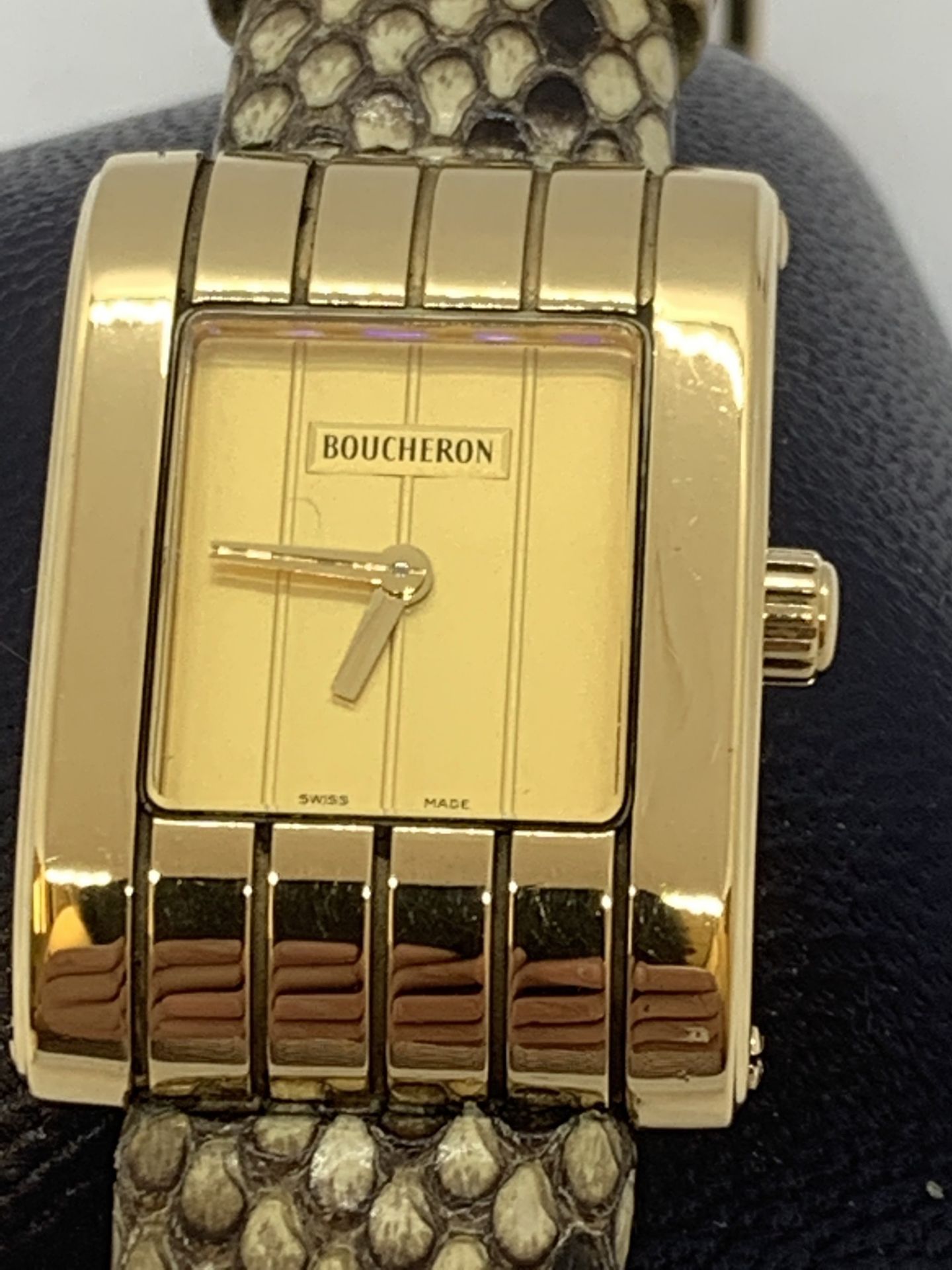 BOUCHERON 18ct GOLD WATCH - Image 3 of 8