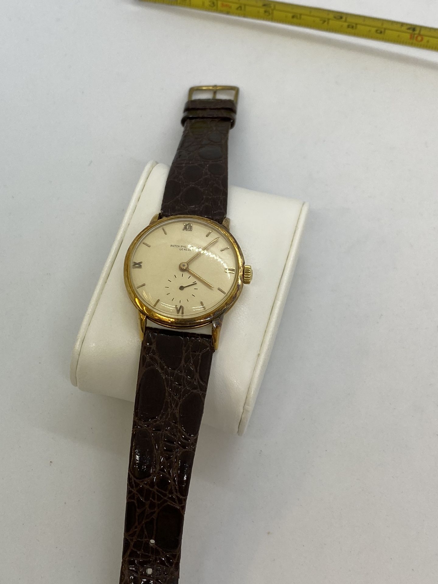 VINTAGE 18ct gold PATEK PHILLIPE WATCH - 1940'S/50'S - Image 3 of 14