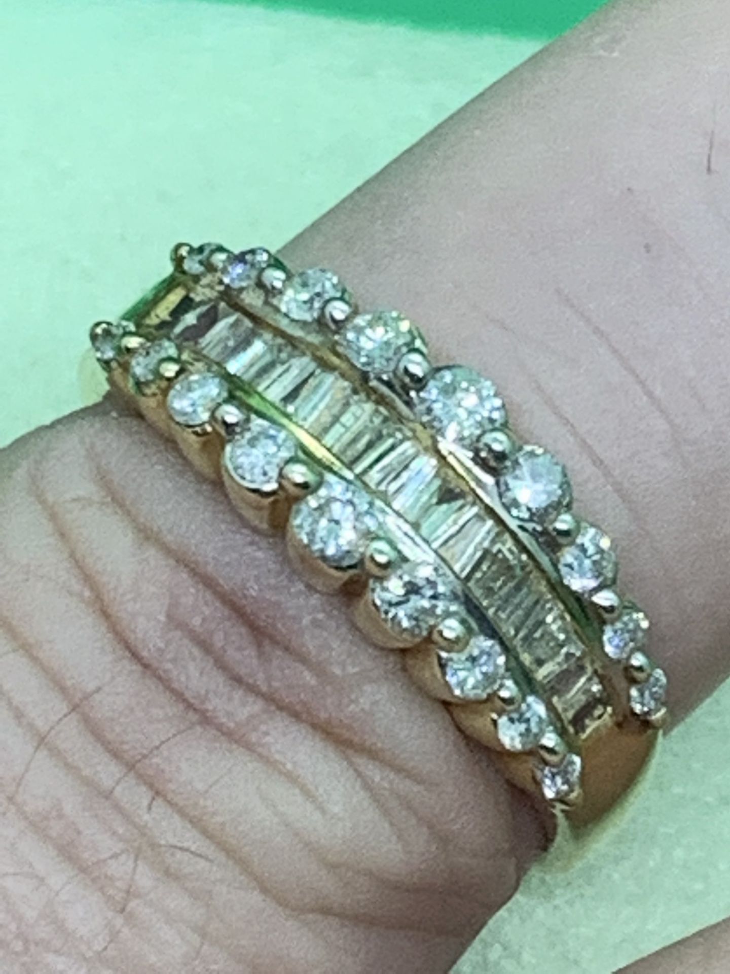 1.00ct APPROX DIAMOND RING SET IN 14ct YELLOW GOLD - Image 3 of 3