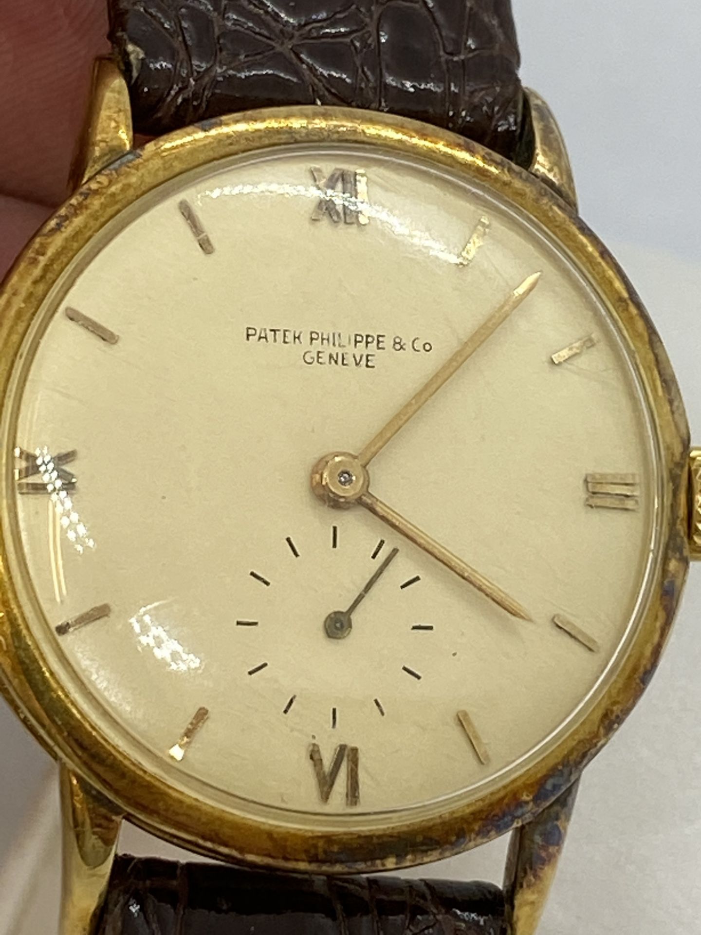 VINTAGE 18ct gold PATEK PHILLIPE WATCH - 1940'S/50'S - Image 2 of 14