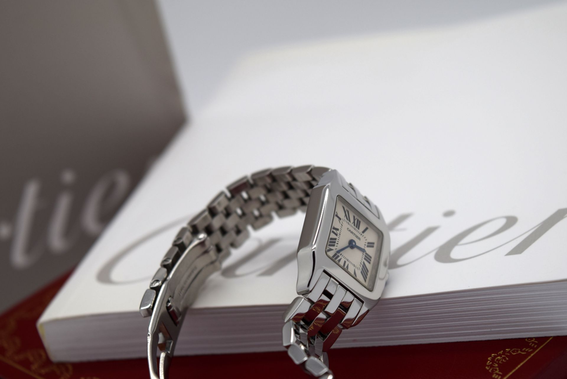 CARTIER LADIES DEMOISELLE WITH ROMAN NUMERAL DIAL (W25064Z5) - Image 10 of 17