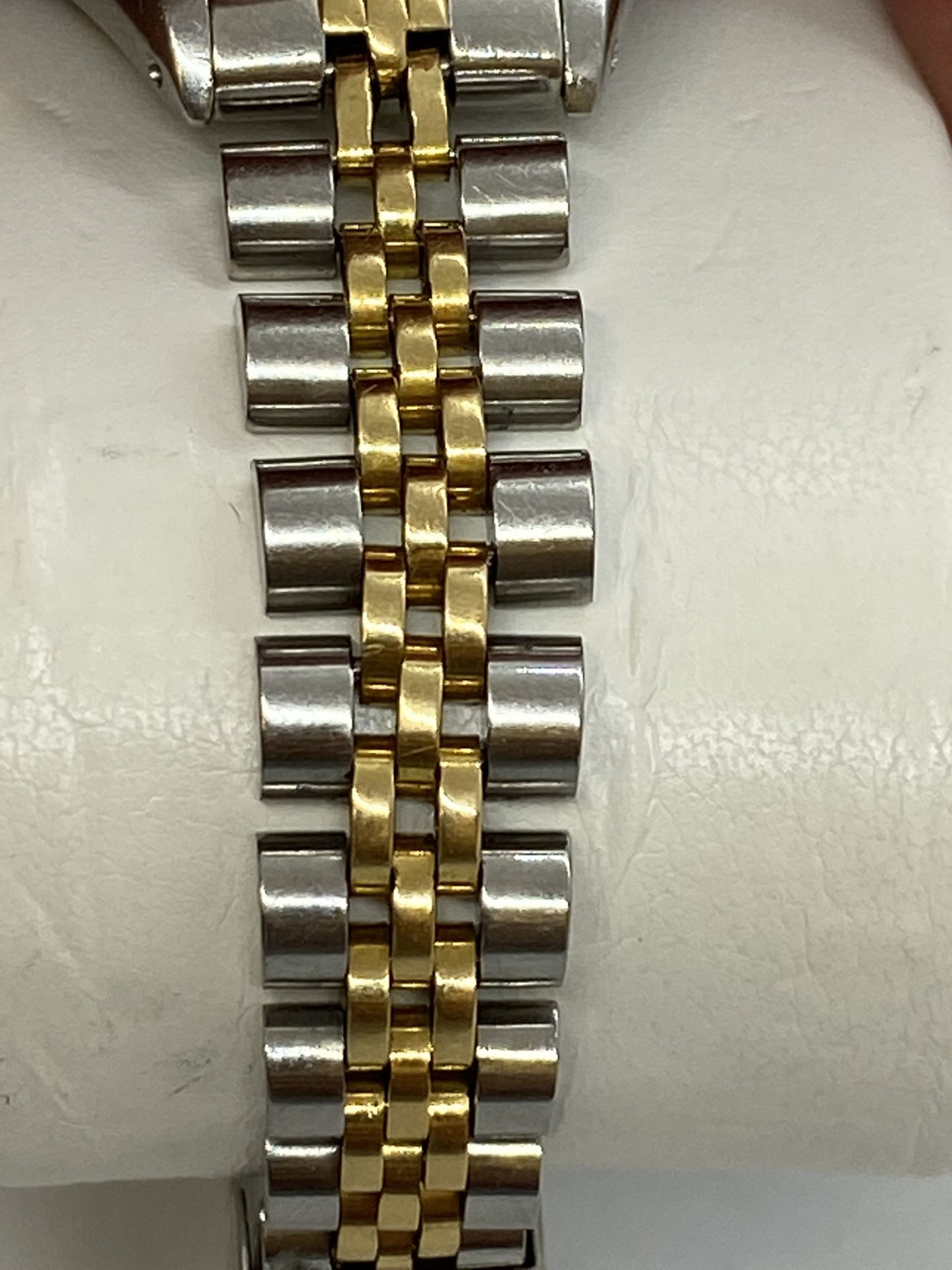 LADIES STEEL & GOLD ROLEX WATCH - Image 8 of 10