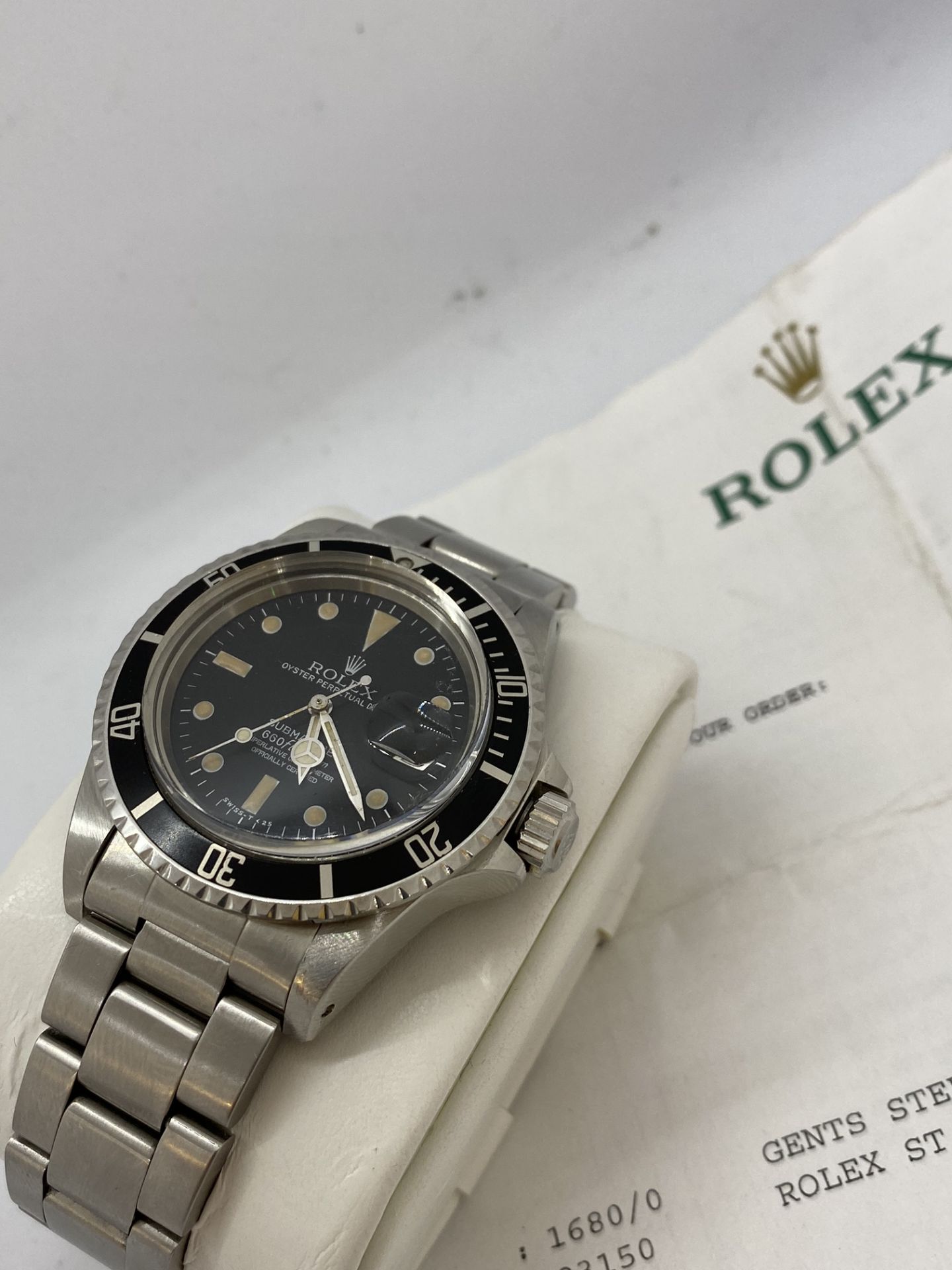 WATCH MARKED ROLEX SUBMARINER - MOVEMENT WARRANTED AS ROLEX - Image 9 of 28