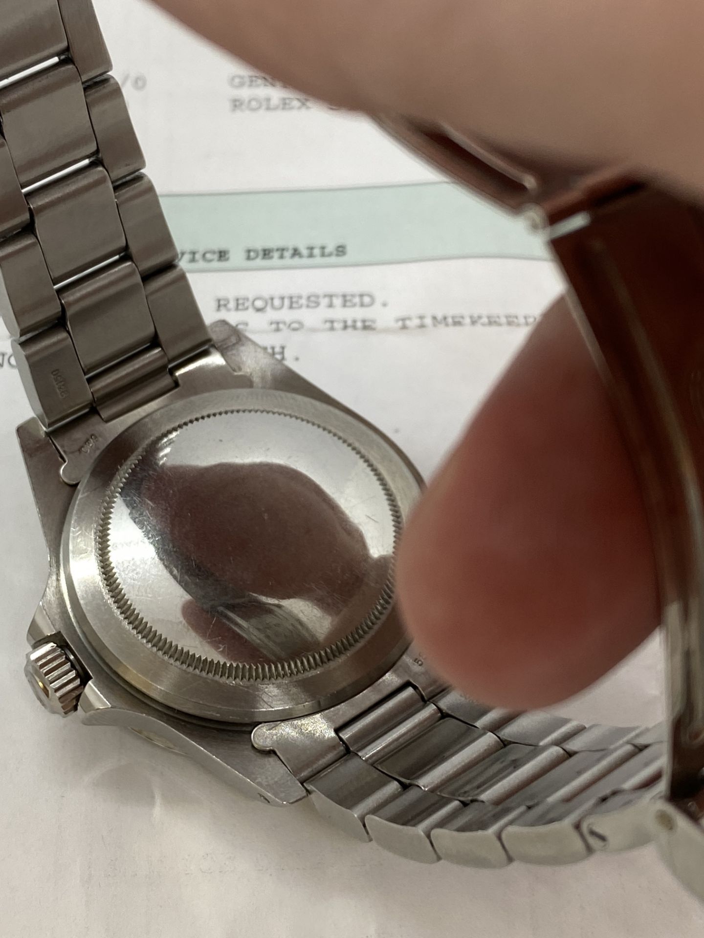 WATCH MARKED ROLEX SUBMARINER - MOVEMENT WARRANTED AS ROLEX - Image 11 of 28