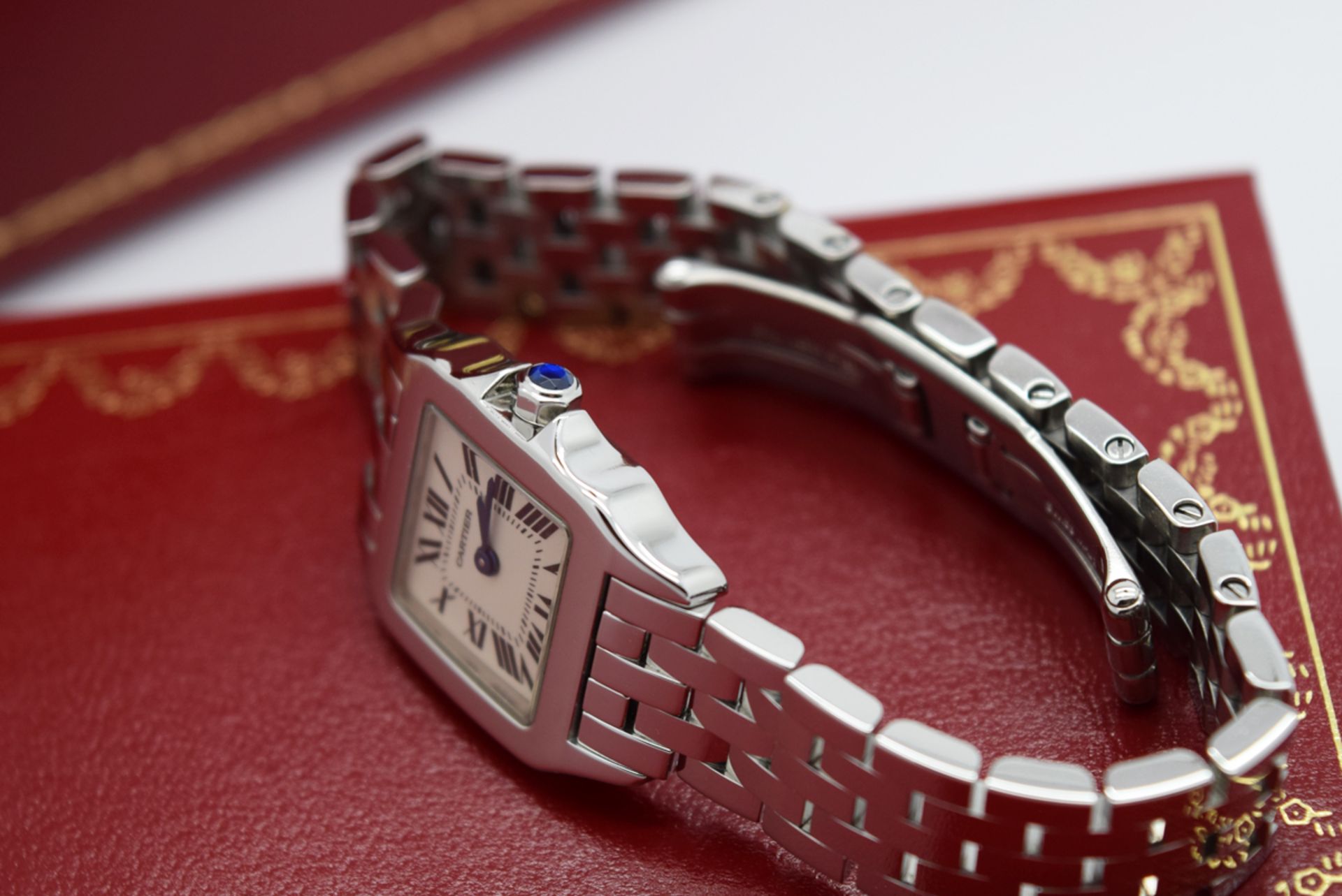 CARTIER LADIES DEMOISELLE WITH ROMAN NUMERAL DIAL (W25064Z5) - Image 7 of 17