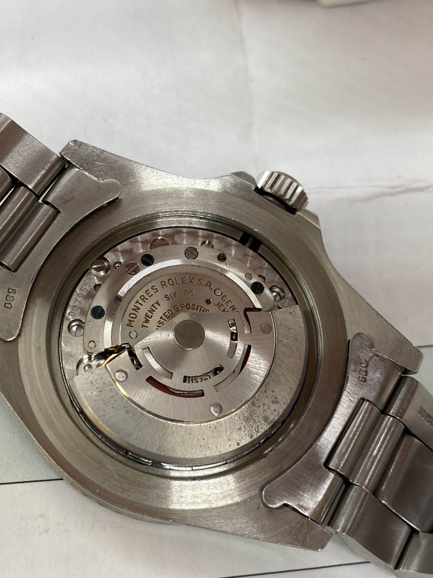 WATCH MARKED ROLEX SUBMARINER - MOVEMENT WARRANTED AS ROLEX - Image 20 of 28