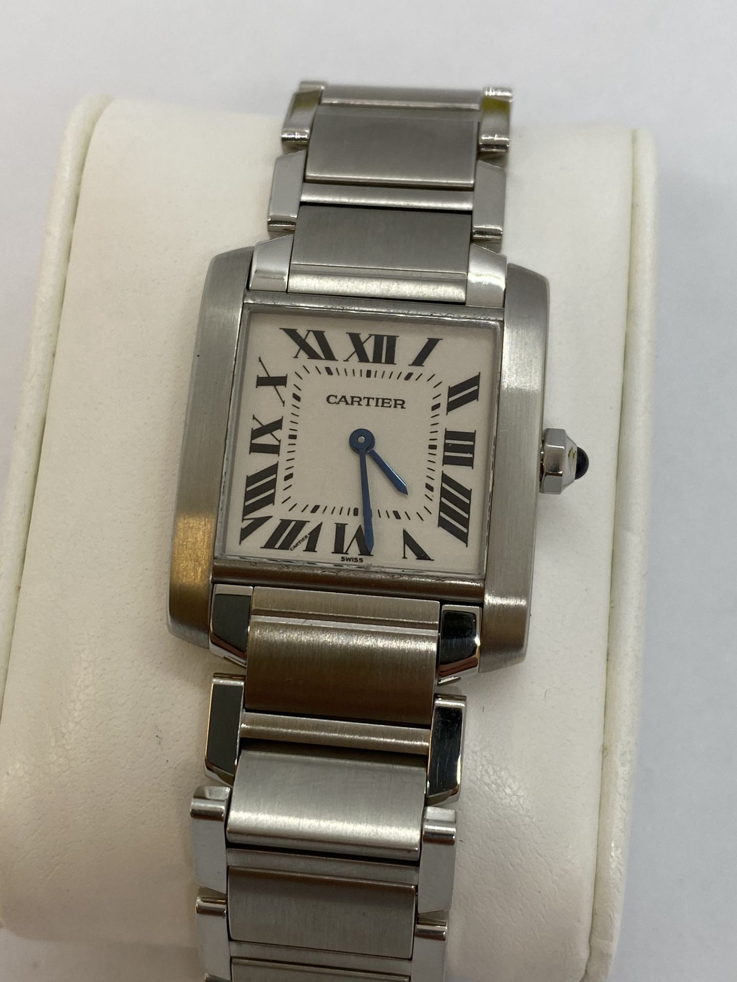 CARTIER TANK FRANCAISE MEDIUM SIZED WATCH - Image 3 of 8